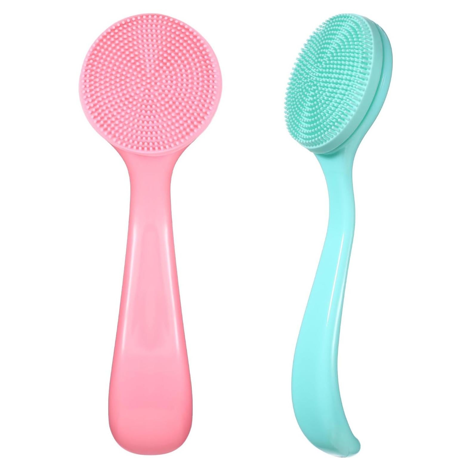 Set de 2 Cepillos Faciales Manuales de Silicona Xthrotsenk