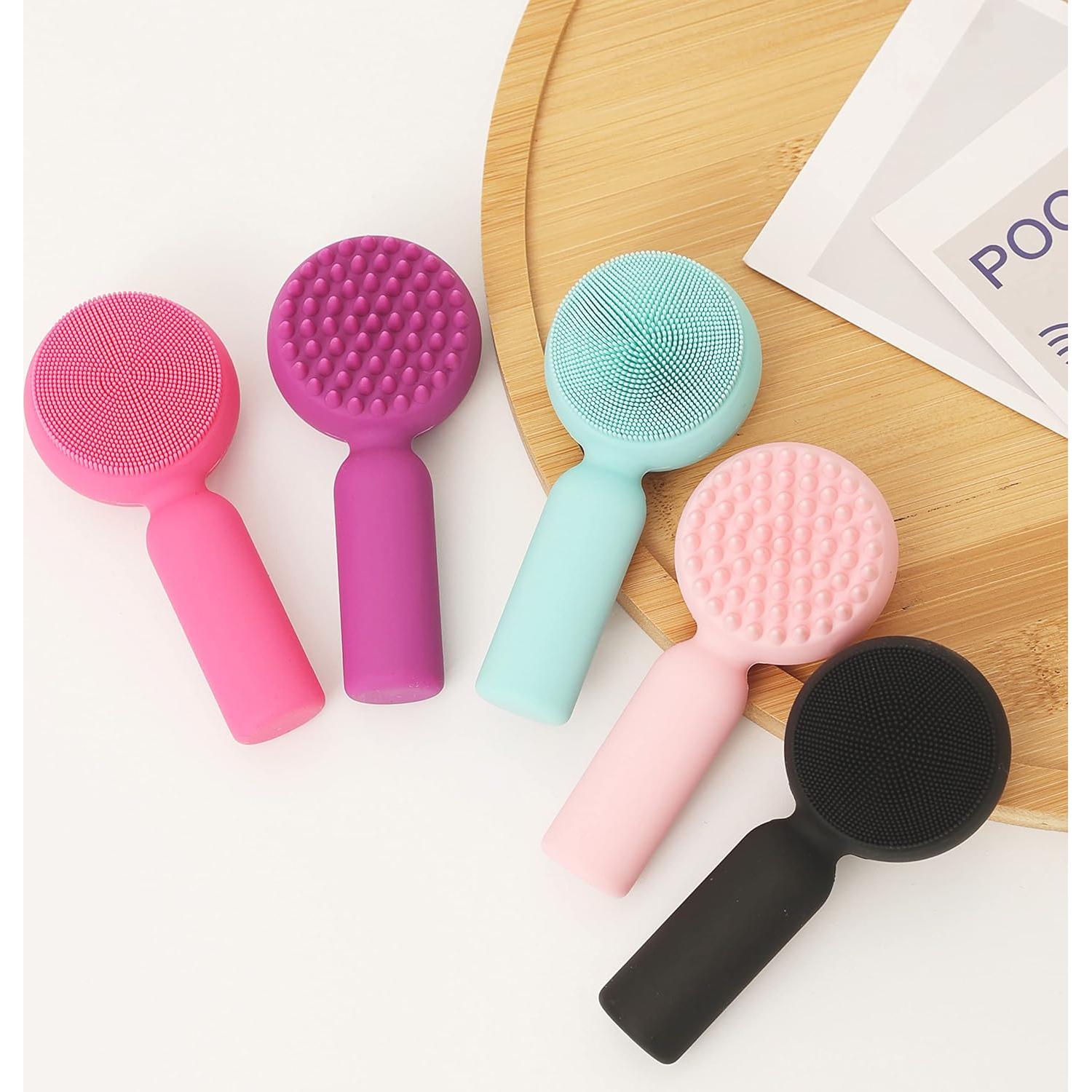 Cepillo Facial de Silicona MtBoi 2 en 1 para Piel Sensible