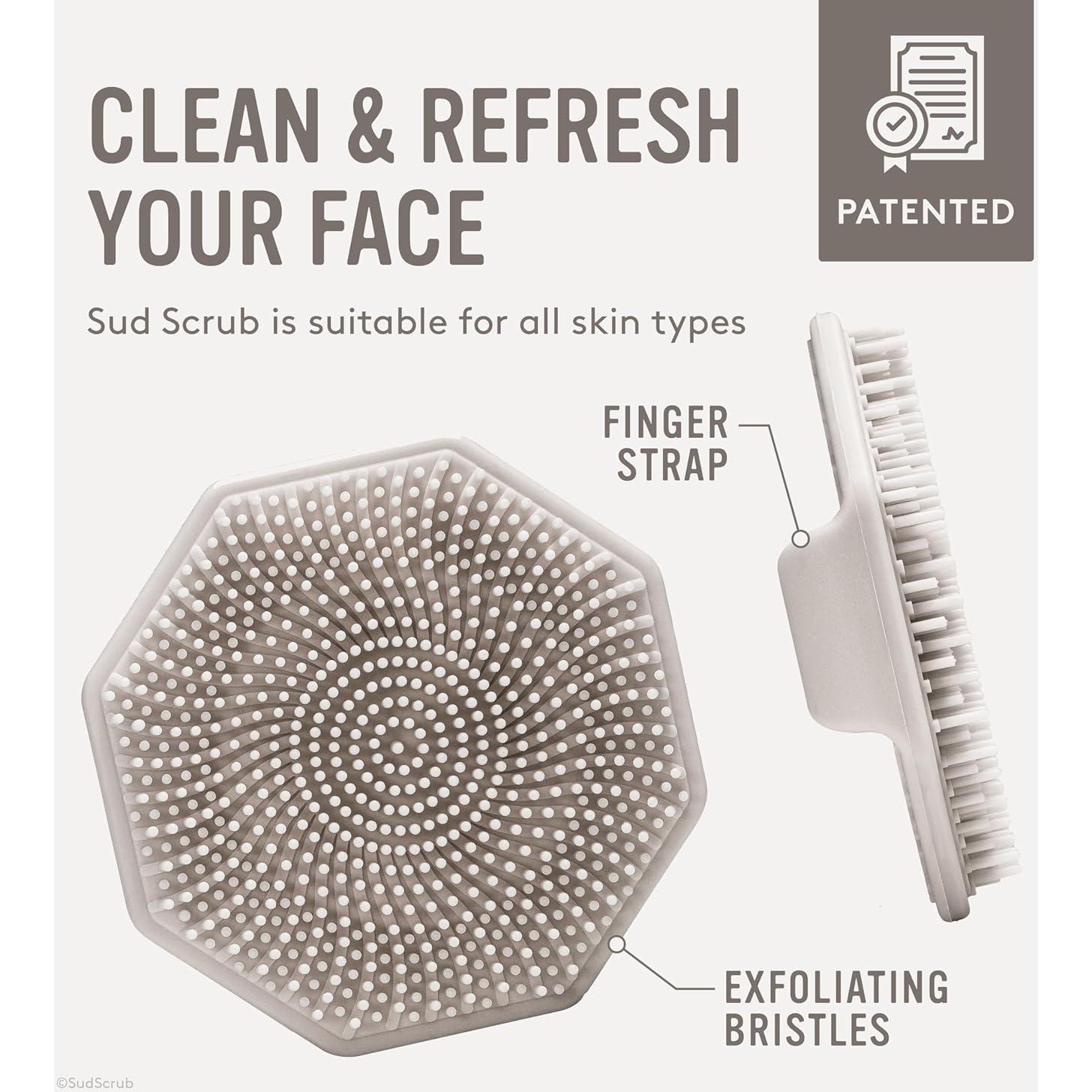 Exfoliador Facial Sud Scrub Antimicrobiano Silicona 1 Paquete