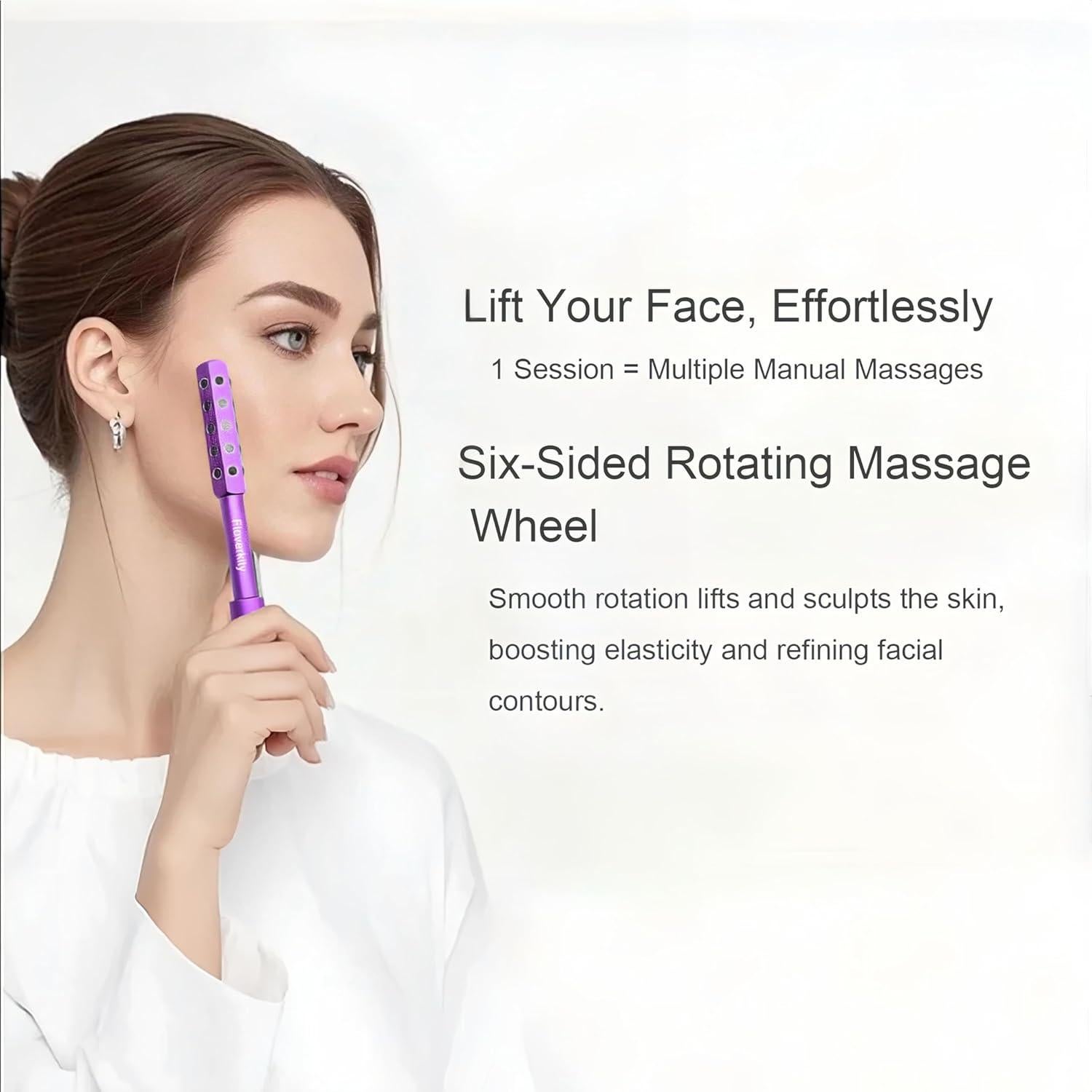 Rodillo Facial de Belleza Floverkity - 30 Nodos de Germanio