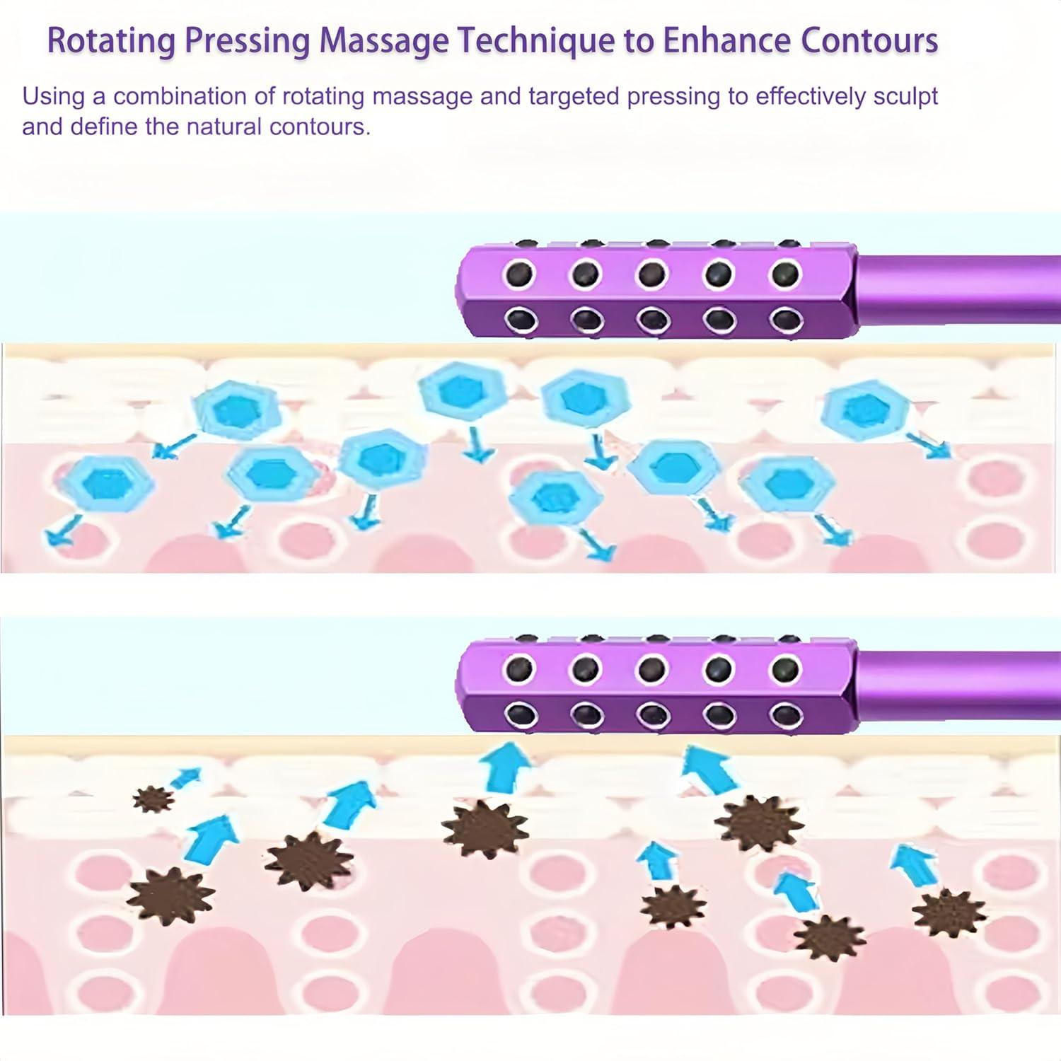 Rodillo Facial de Belleza Floverkity - 30 Nodos de Germanio