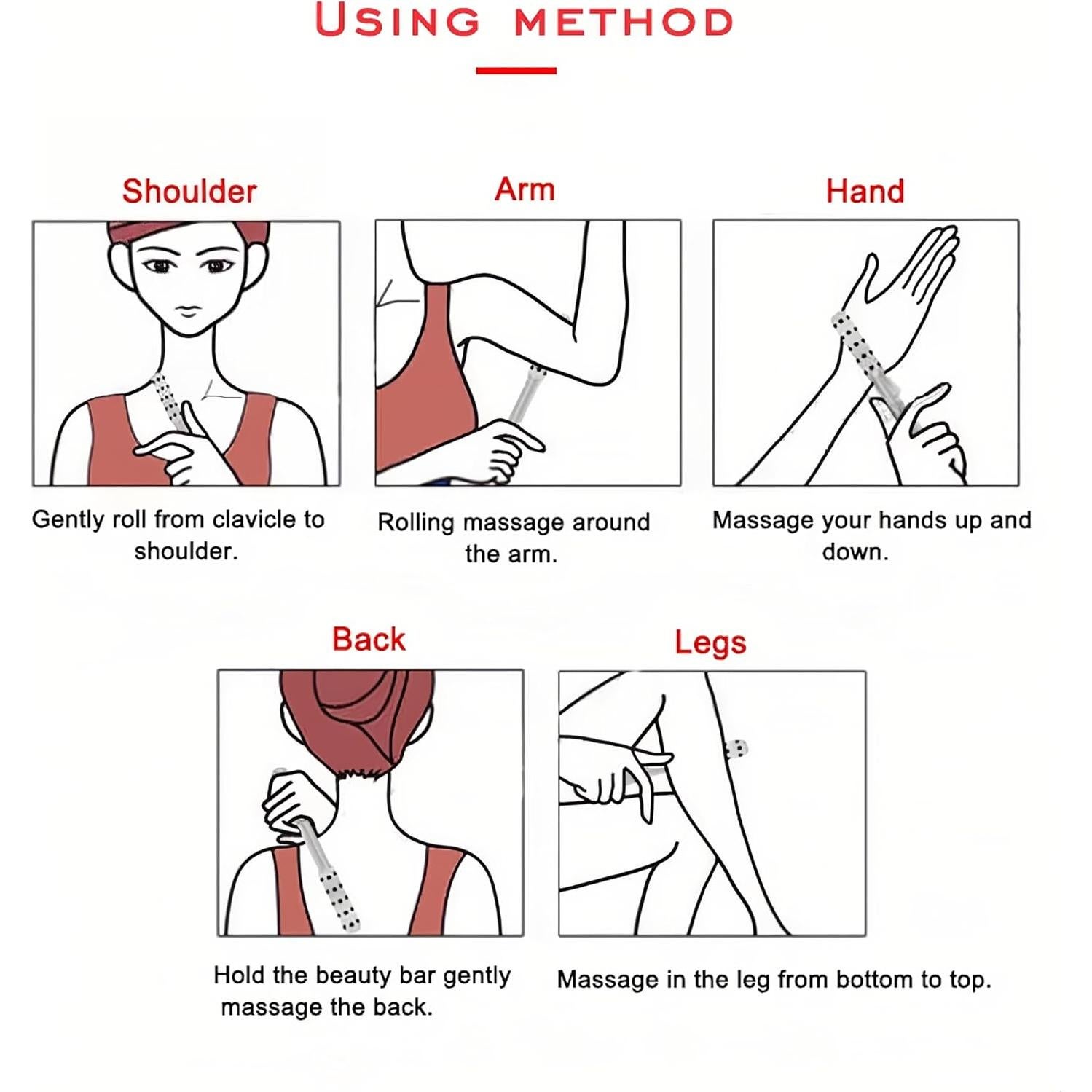 Rodillo Facial de Belleza Floverkity - 30 Nodos de Germanio