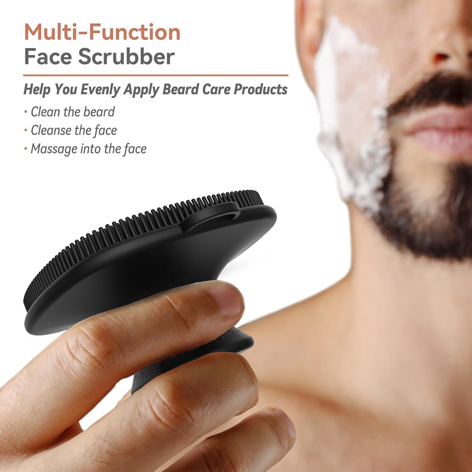 Paquete de 2 cepillos faciales QiaKeoo de silicona reutilizables