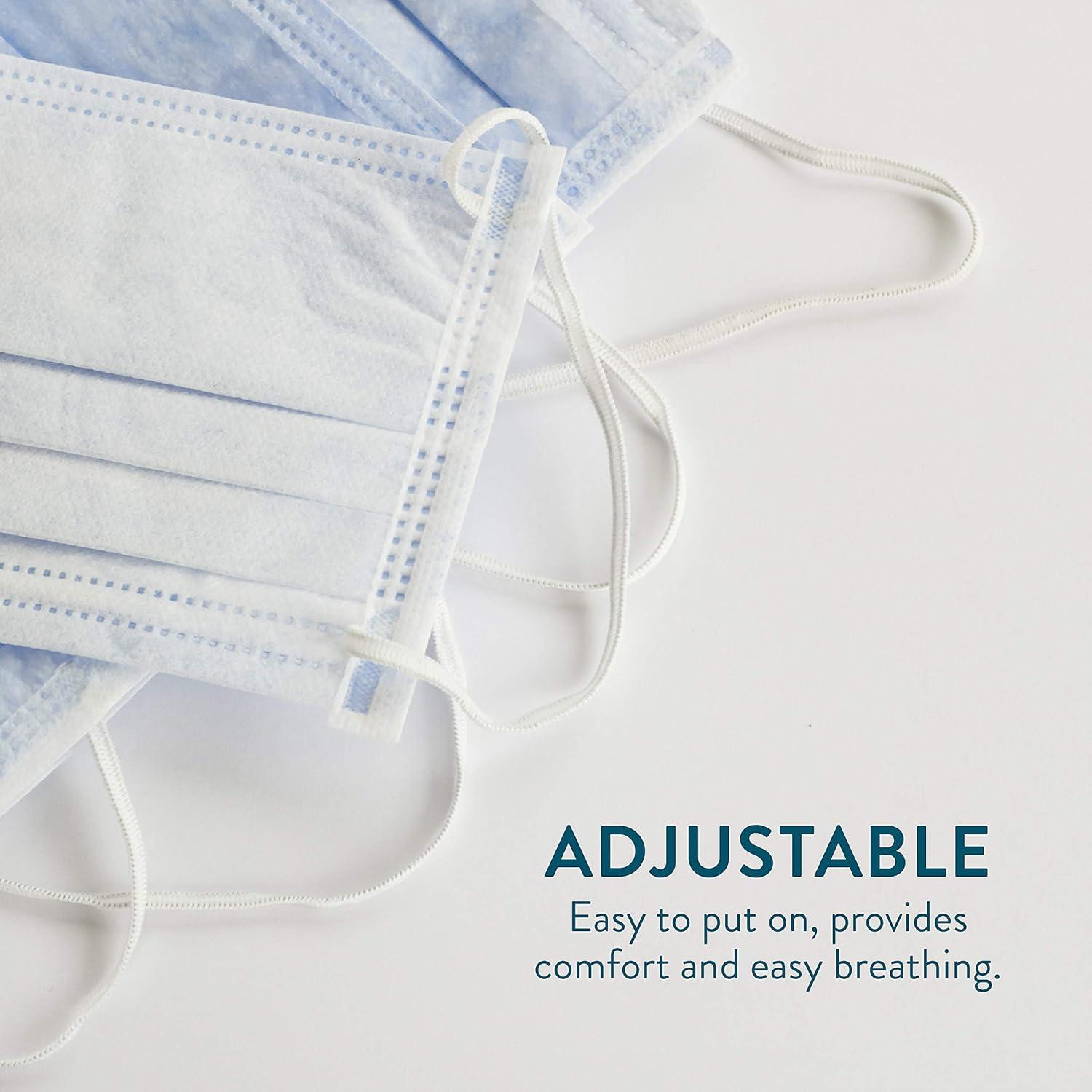 Paquete de 50 Mascarillas Desechables Alta 3 Capas Ajustables