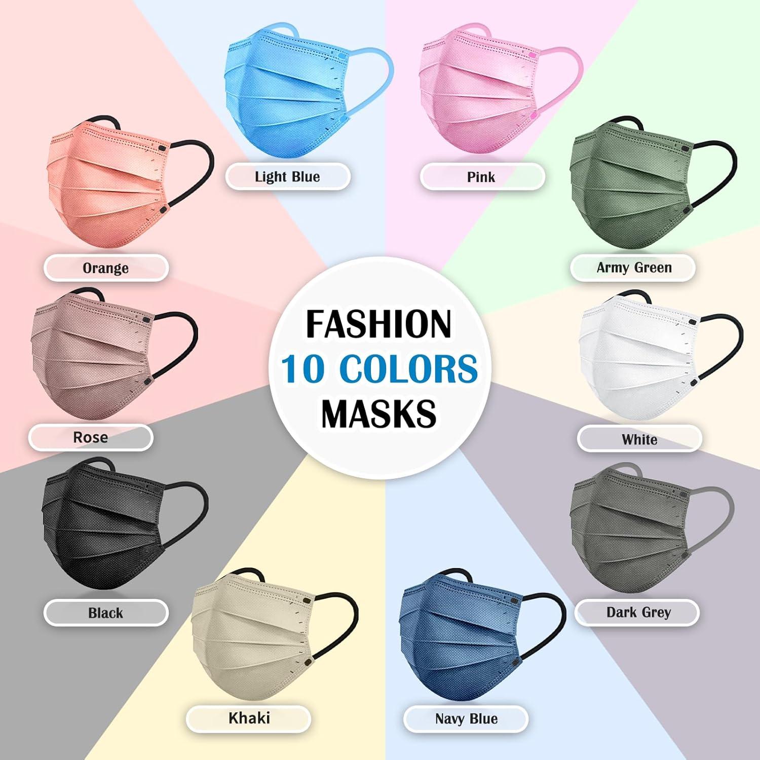 Mascarillas Desechables FENFEN 4 Capas - Paquete 100 Unidades