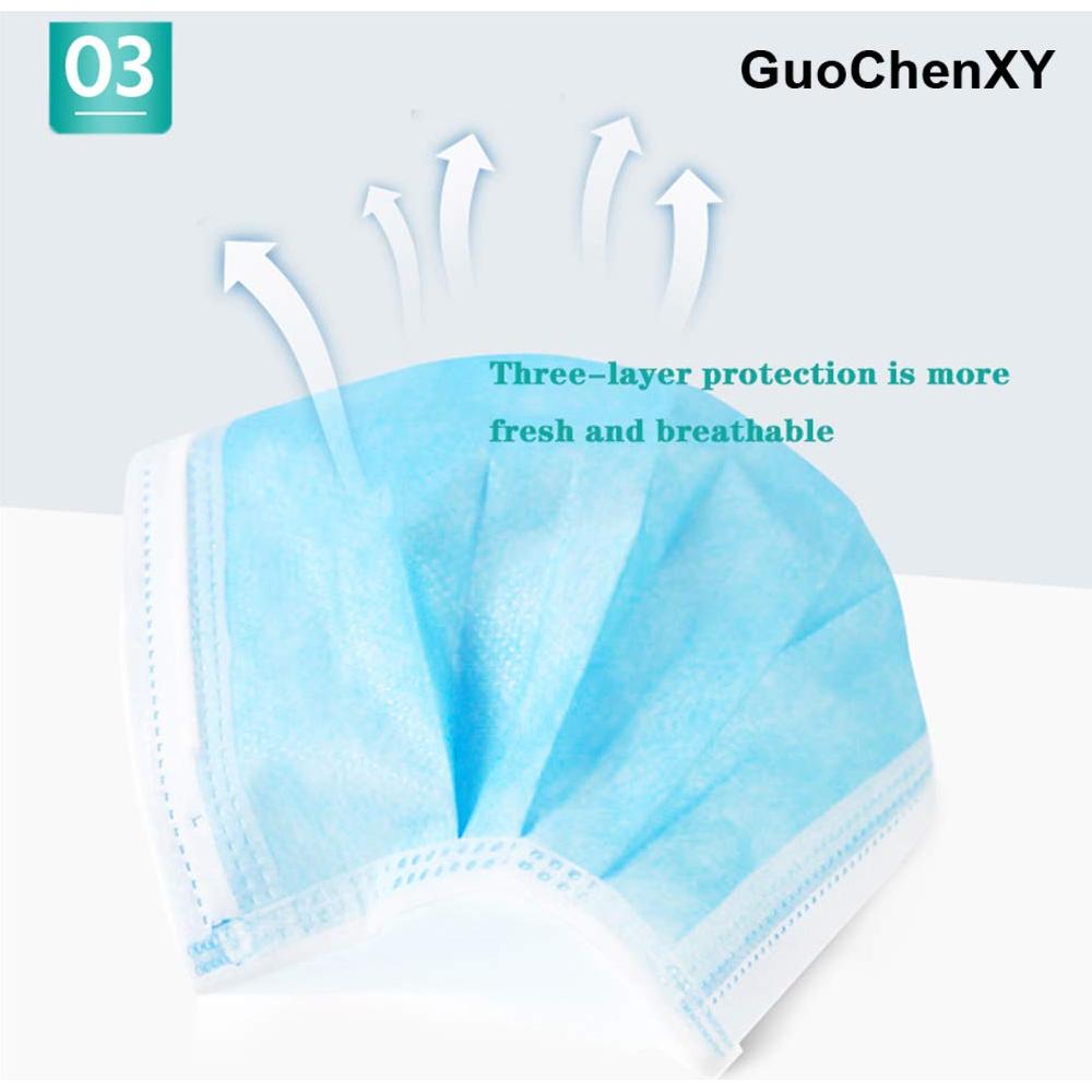 Mascarillas Desechables 3 Capas Keangs - 50 Pcs - Filtro 95%