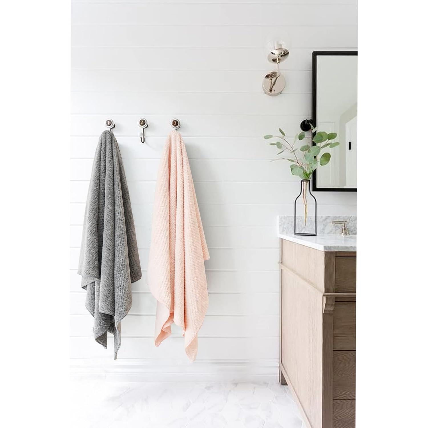 Toallas de Microfibra para el Cabello ROLSHOL - 2 Paquetes Grandes