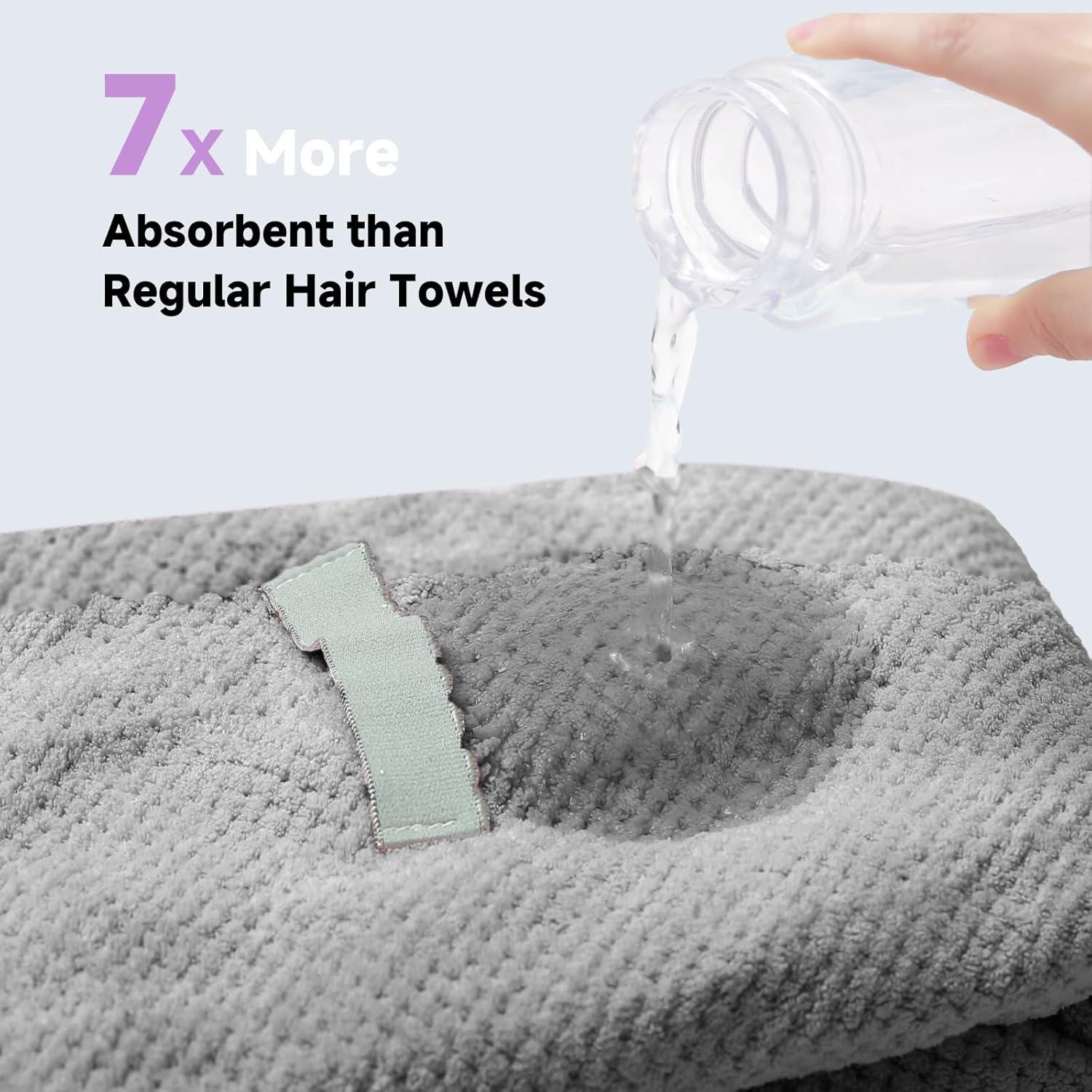 Toalla de Microfibra Extra Grande Netcken 107x61 cm Gris