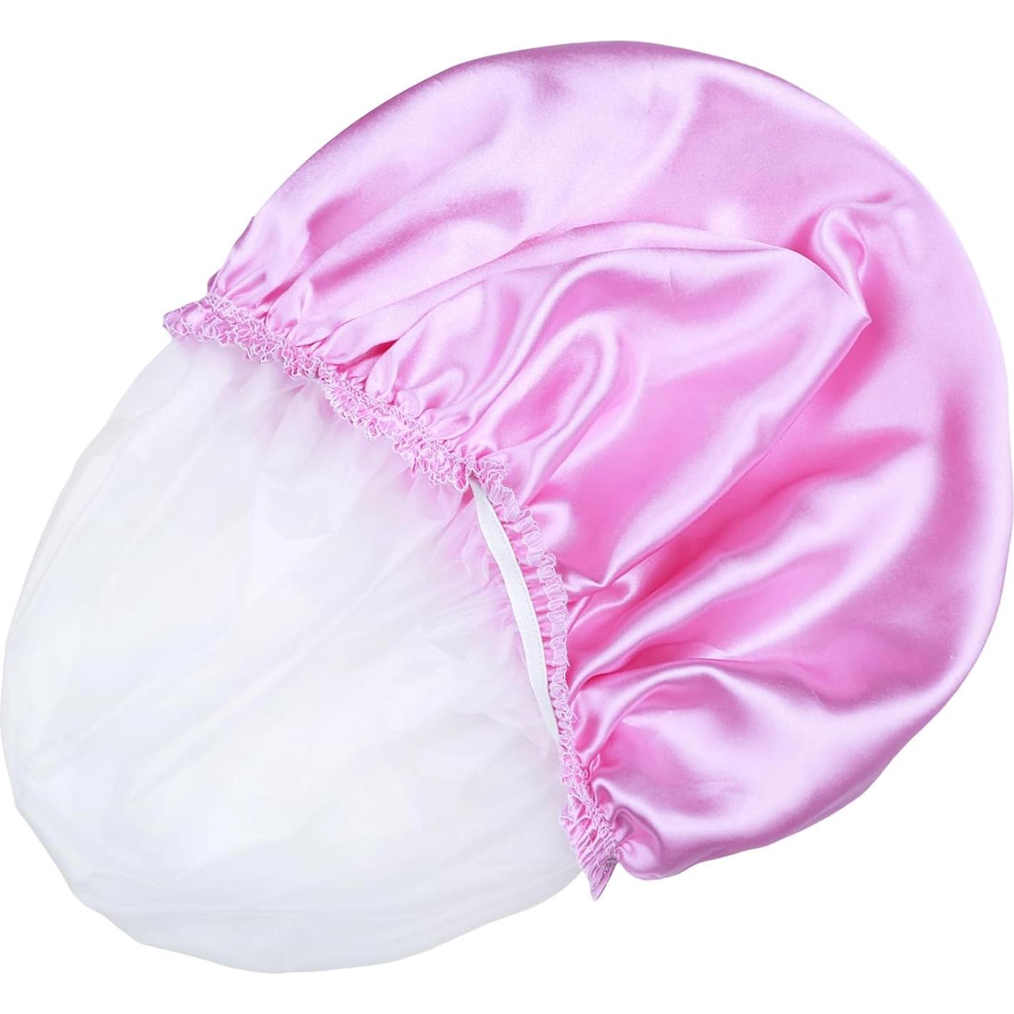 Gorros de Ducha Reutilizables CHFONG 4 PCS Impermeables