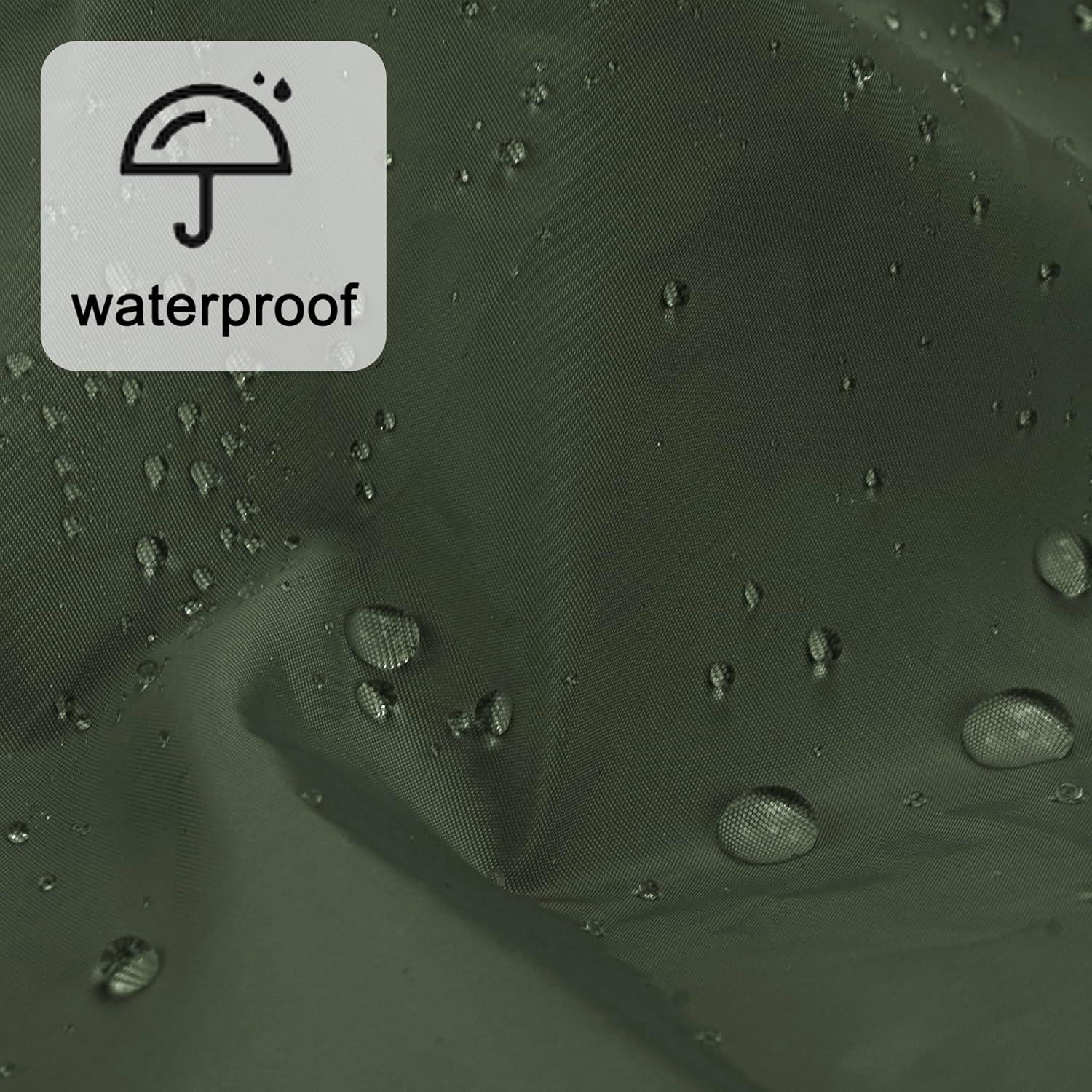 Gorro de Ducha Reutilizable Edoneery Verde Impermeable 28cm