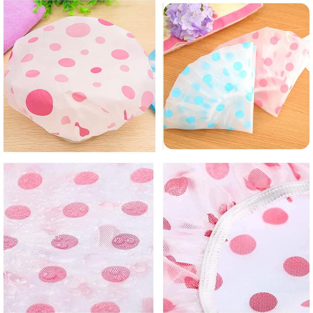Gorro de Ducha Reutilizable Impermeable Shangling 27cm 3 Piezas