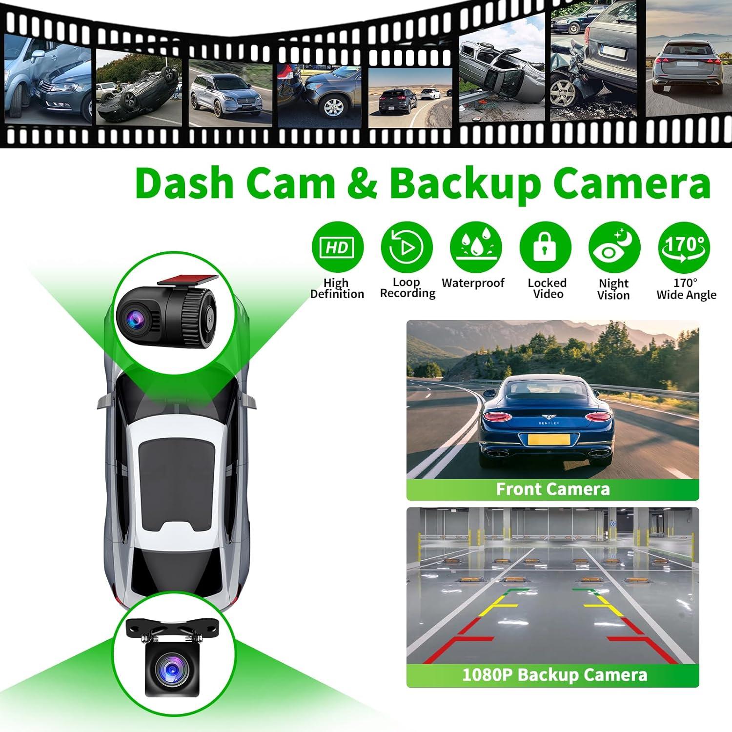 Estéreo de Coche SJOYBRING Doble Din QLED 7" Bluetooth 5.3