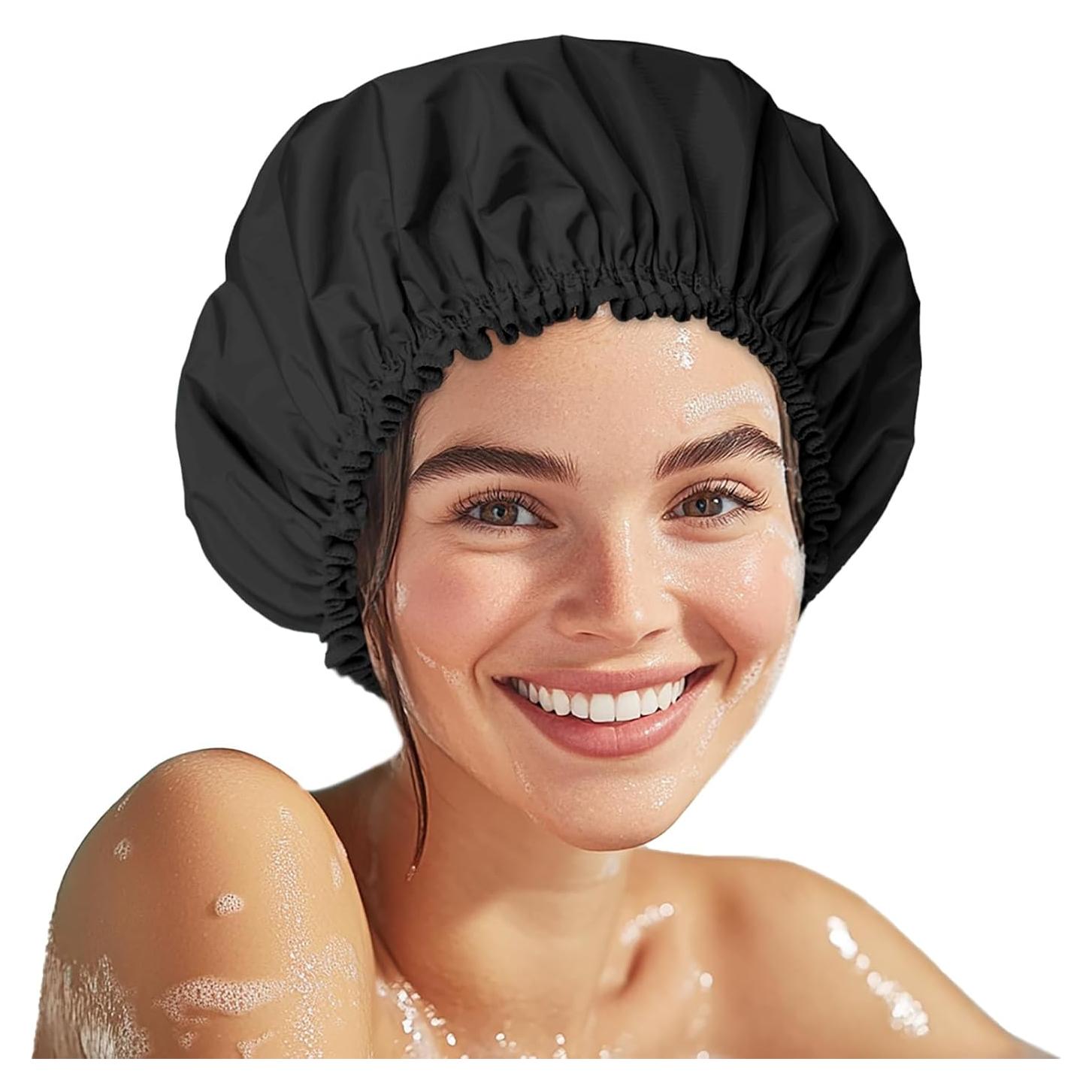 Set de 4 Gorros de Ducha Impermeables CHFONG - Doble Capa y Desechables