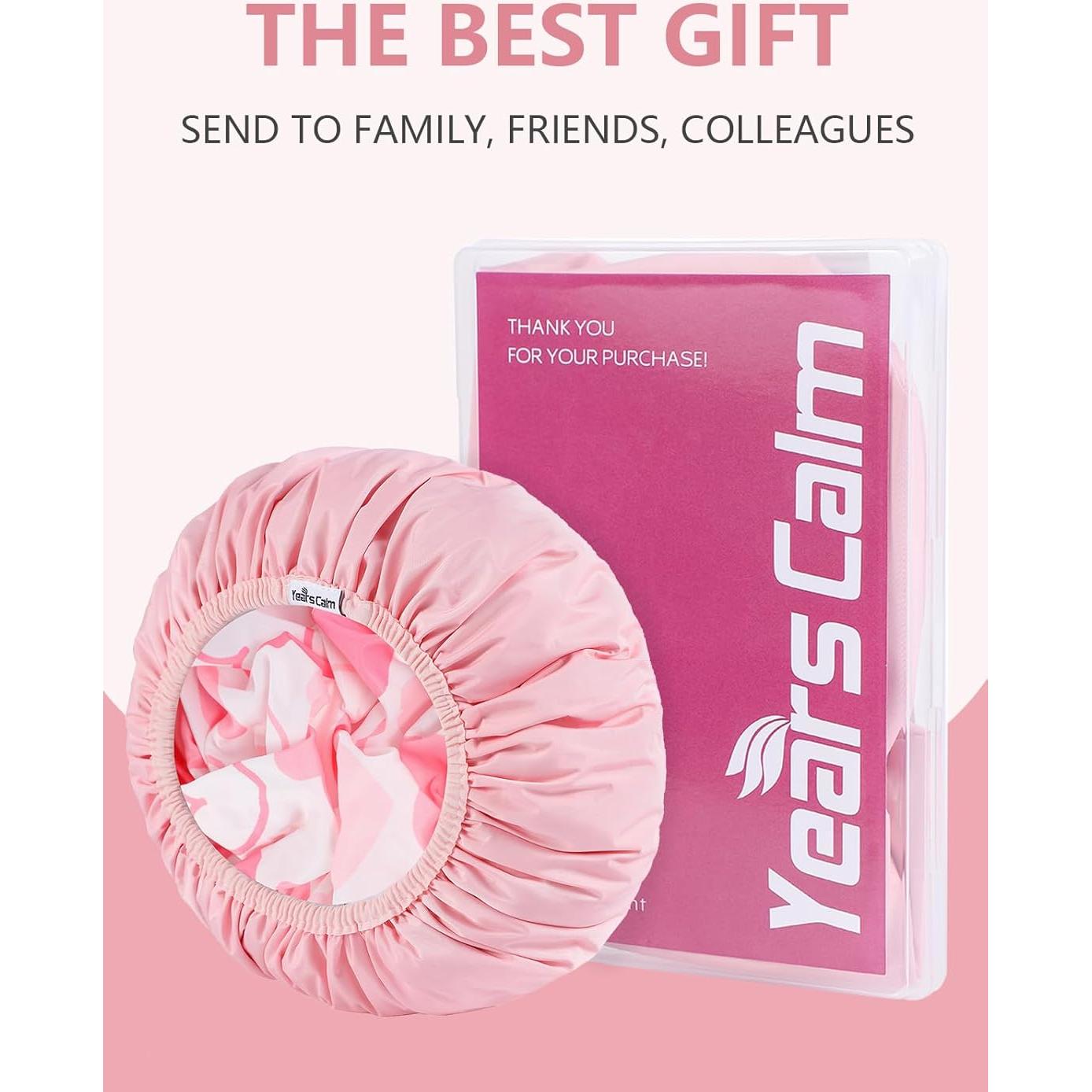 Gorra de Ducha Reutilizable Años Calm Rosa Talla Única Impermeable