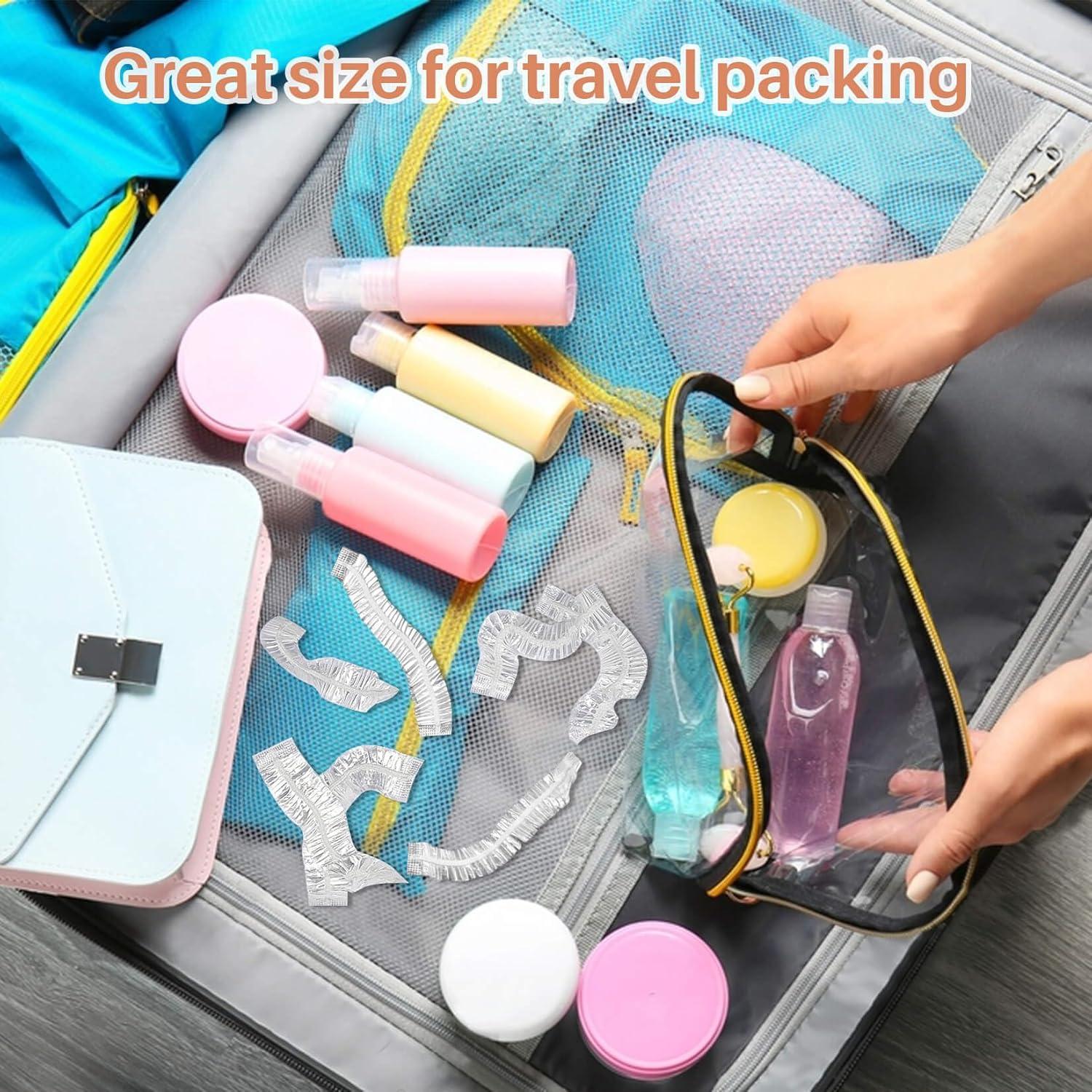 100 Gorras de Ducha Desechables MAQIHAN Impermeables Grandes