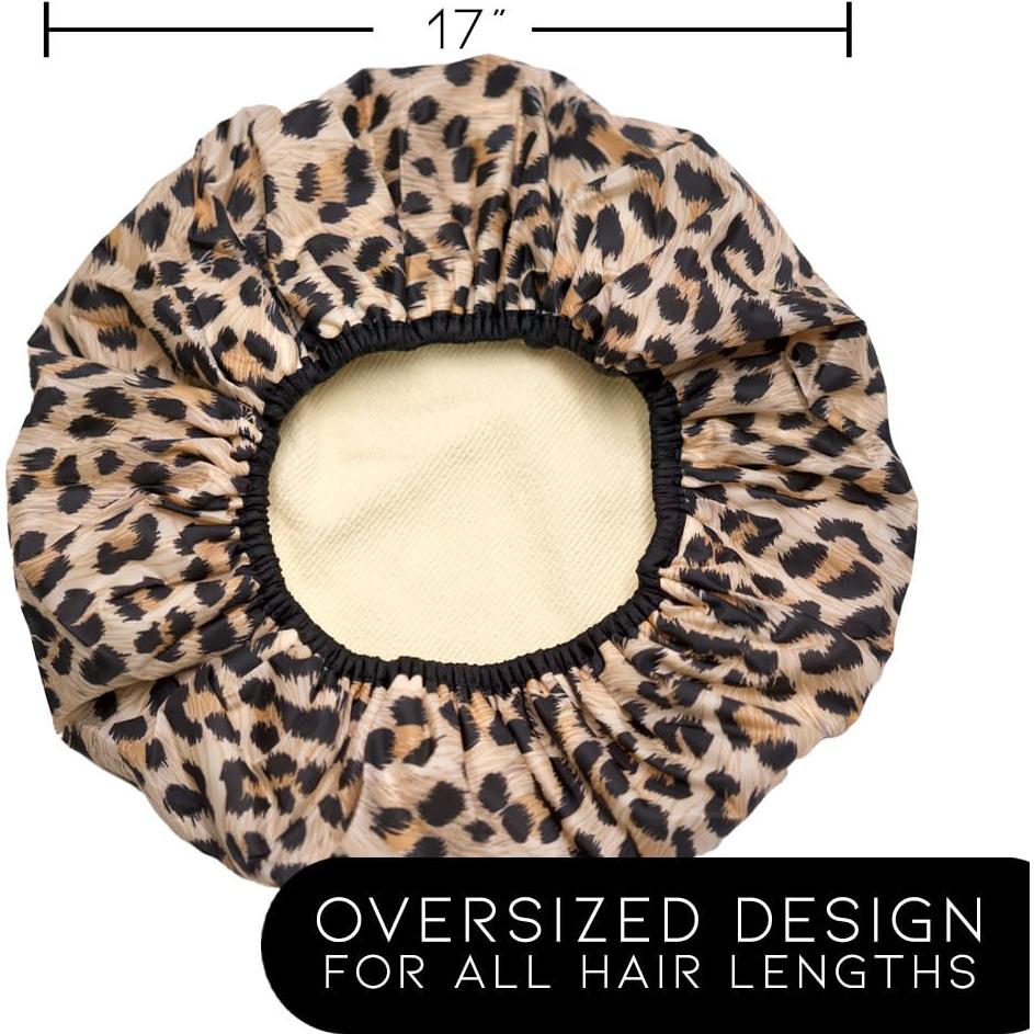 Gorro de Ducha Impermeable Betty Dain Puntos de Safari