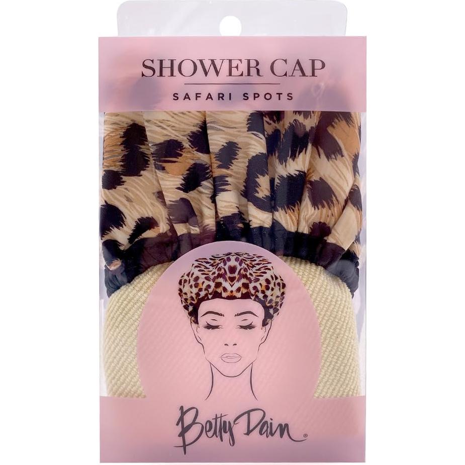 Gorro de Ducha Impermeable Betty Dain Puntos de Safari