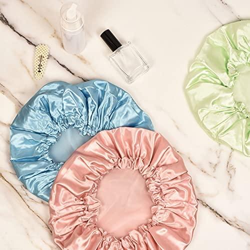 Gorras de Ducha Reutilizables SMILCO - 4 Colores Impermeables