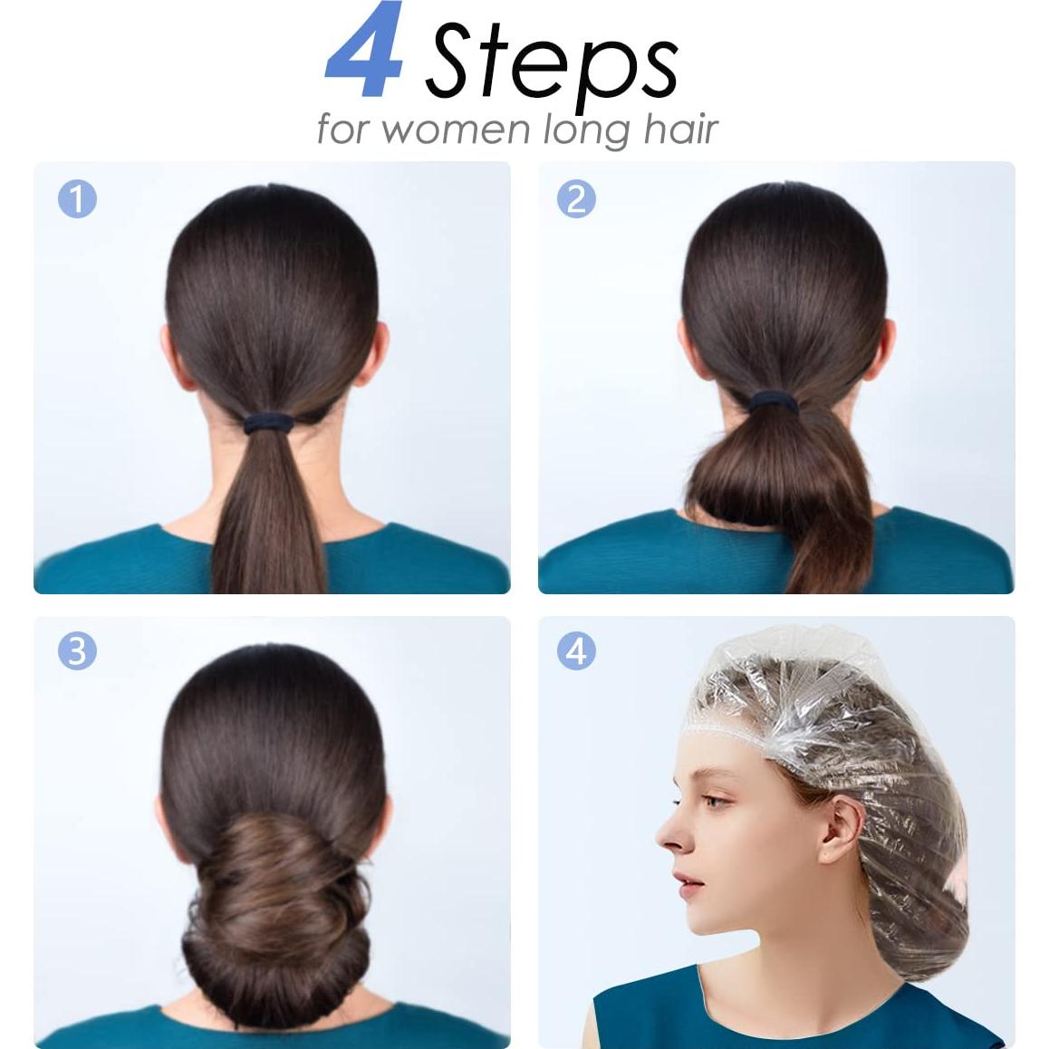 Gorros de Ducha Desechables Aquior - 100 Piezas Impermeables