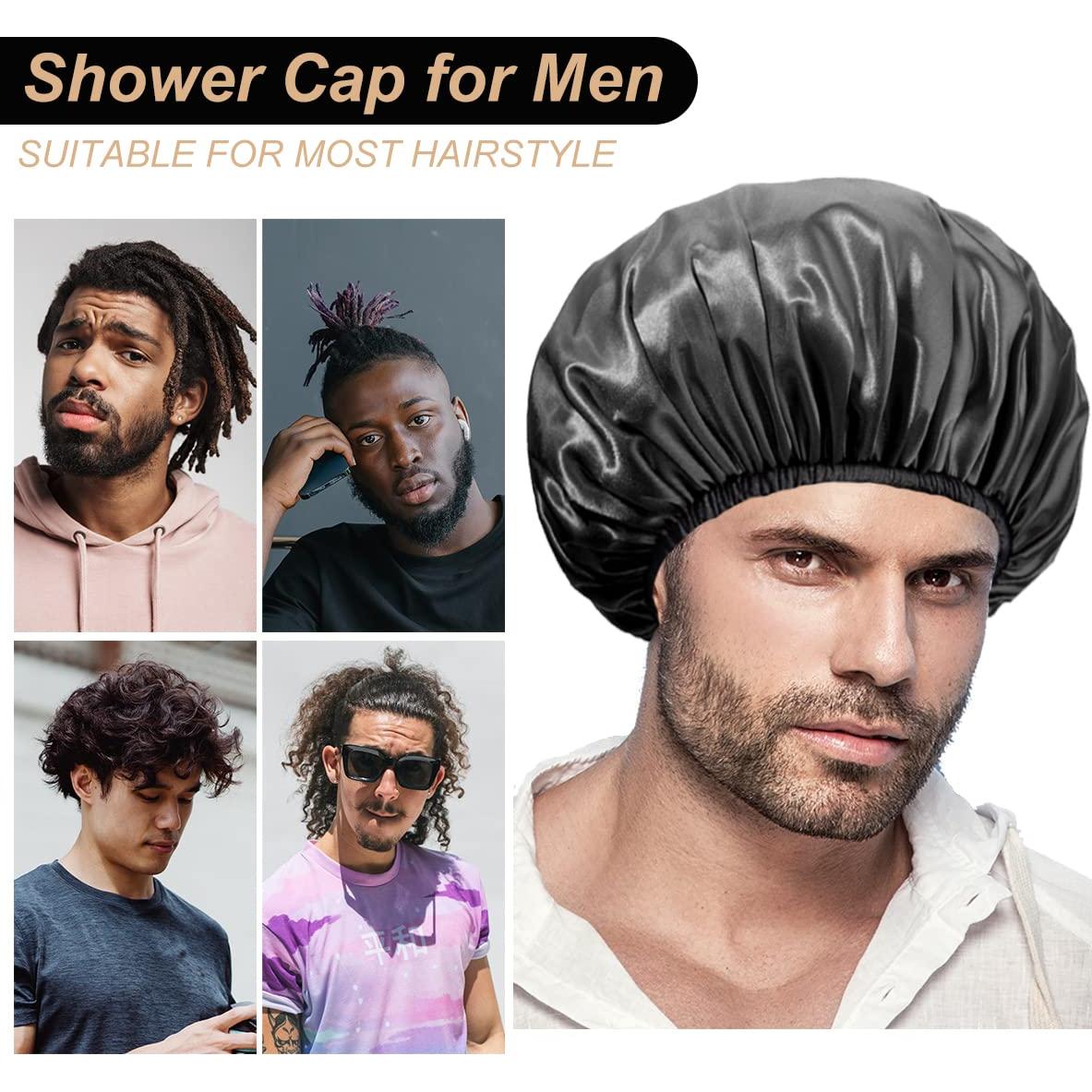 Gorro de Ducha Aquior Extra Grande Impermeable Doble Capa