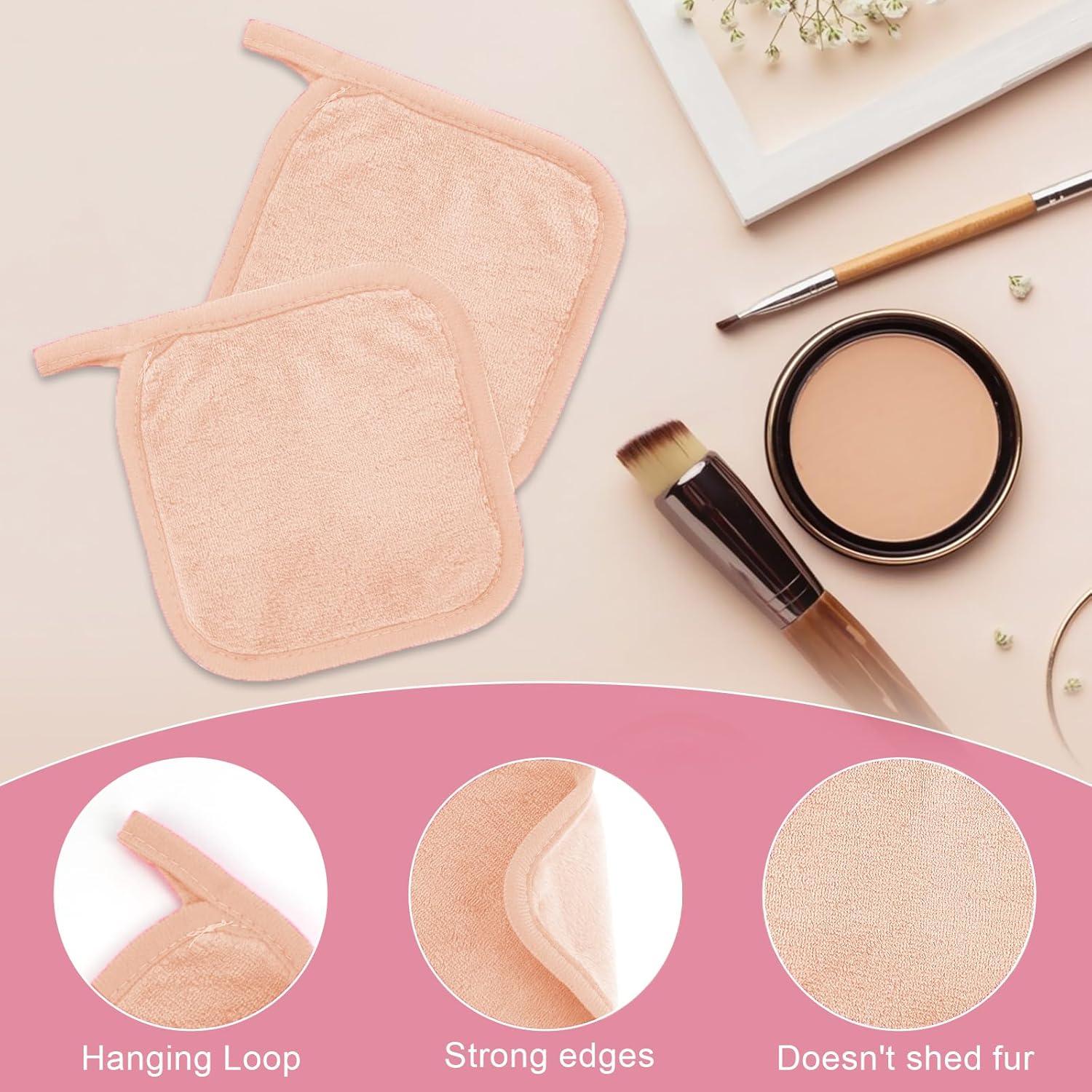 Paño Desmaquillante Reutilizable Puomue 12 Piezas 15.24 cm