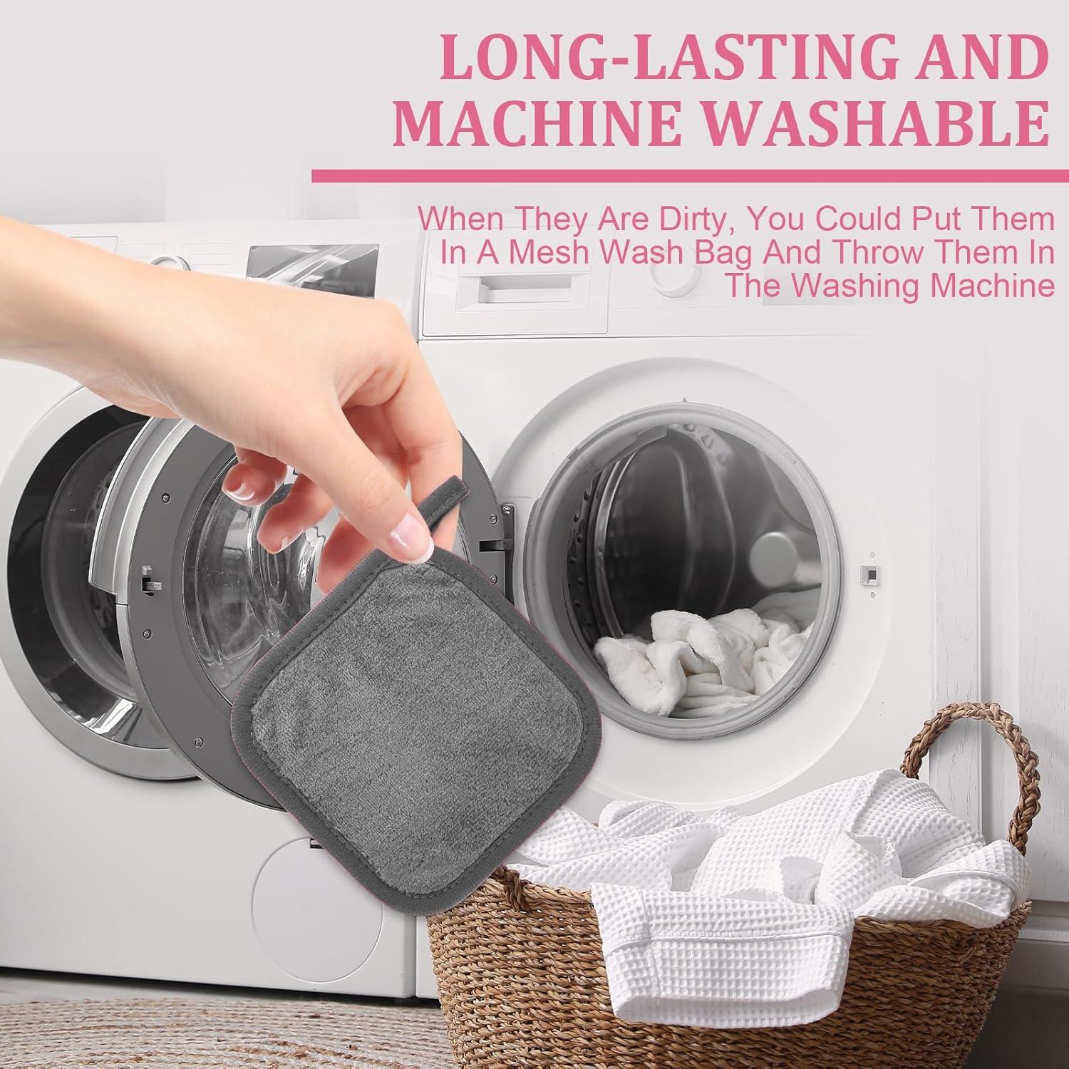 Paño Desmaquillante Reutilizable Puomue 12 Piezas 15.24 cm