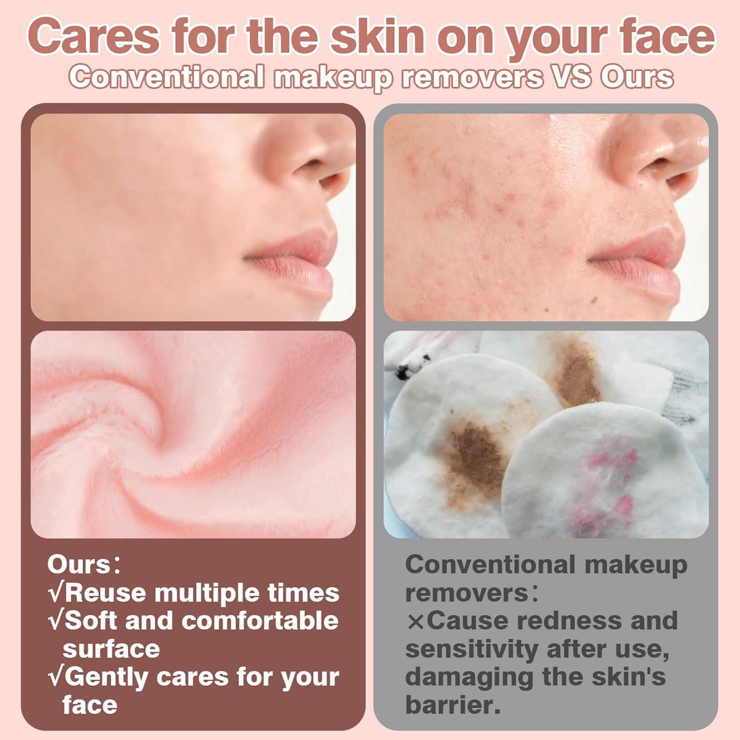 Paño Desmaquillante Reutilizable Sukh - 7 Piezas Microfibra 15x15 cm