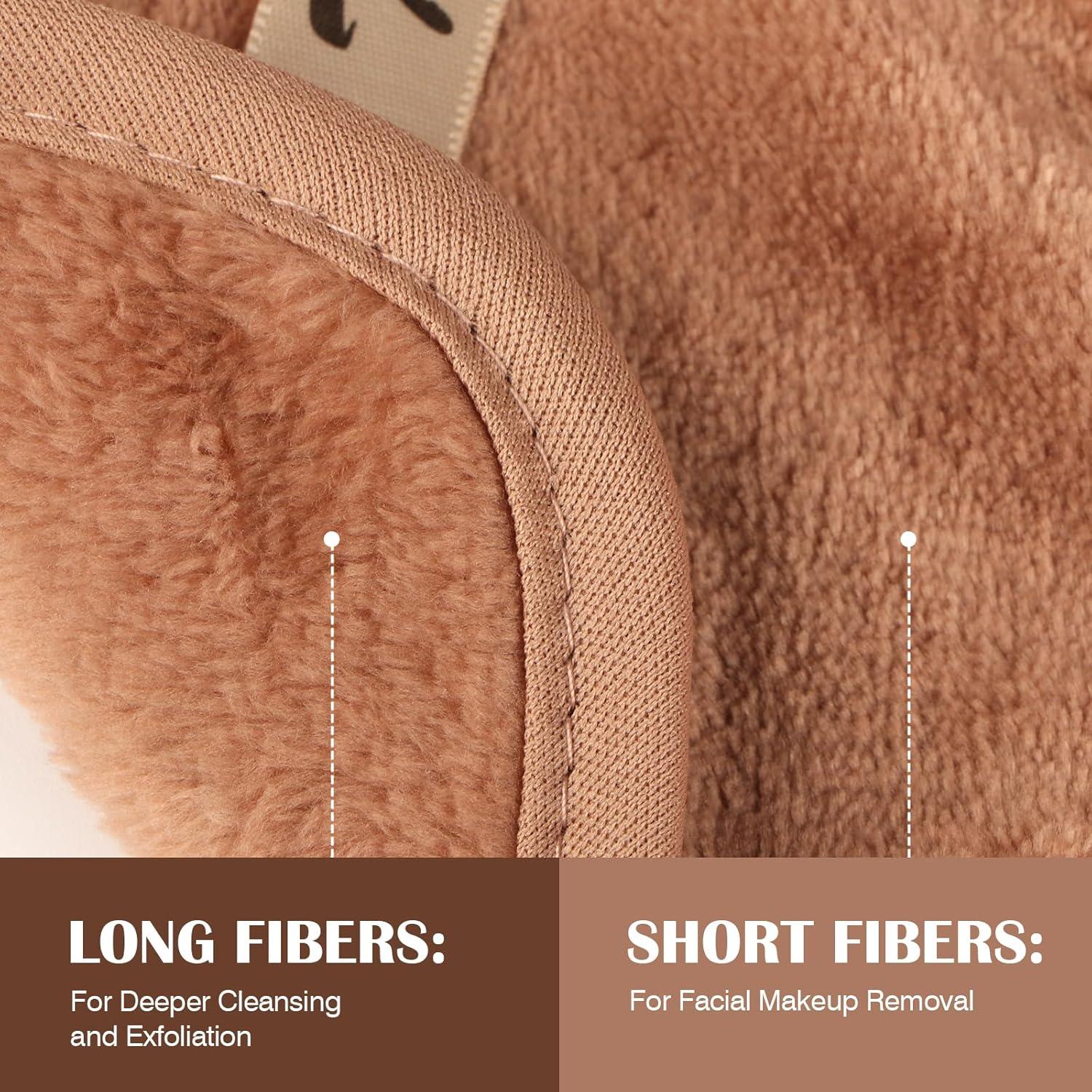 Set de Paños Desmaquillantes Orighty 7 Días Reutilizables