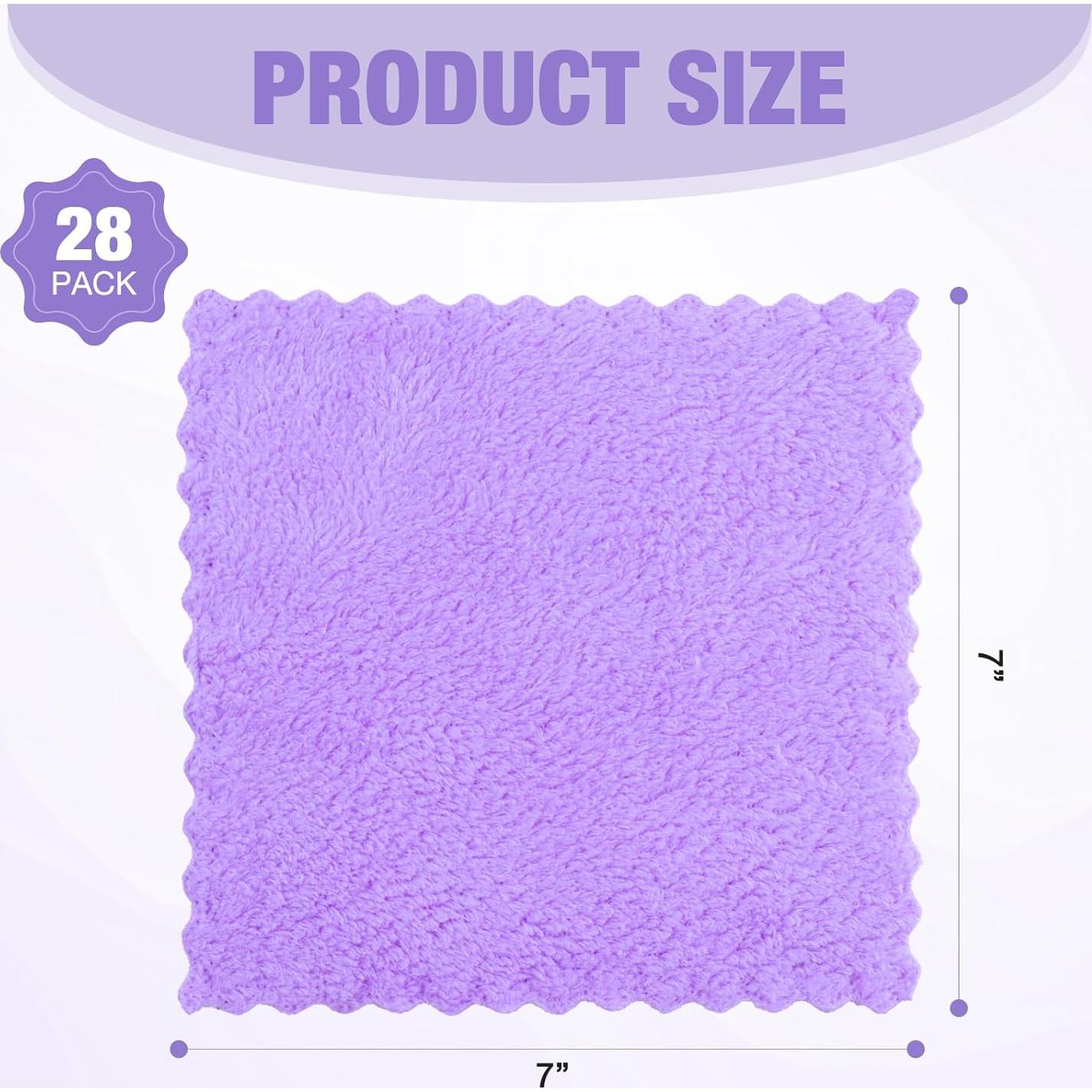 Toallitas Desmaquillantes Reutilizables JOHOKAKITI 28 Unidades 17.78x17.78 cm