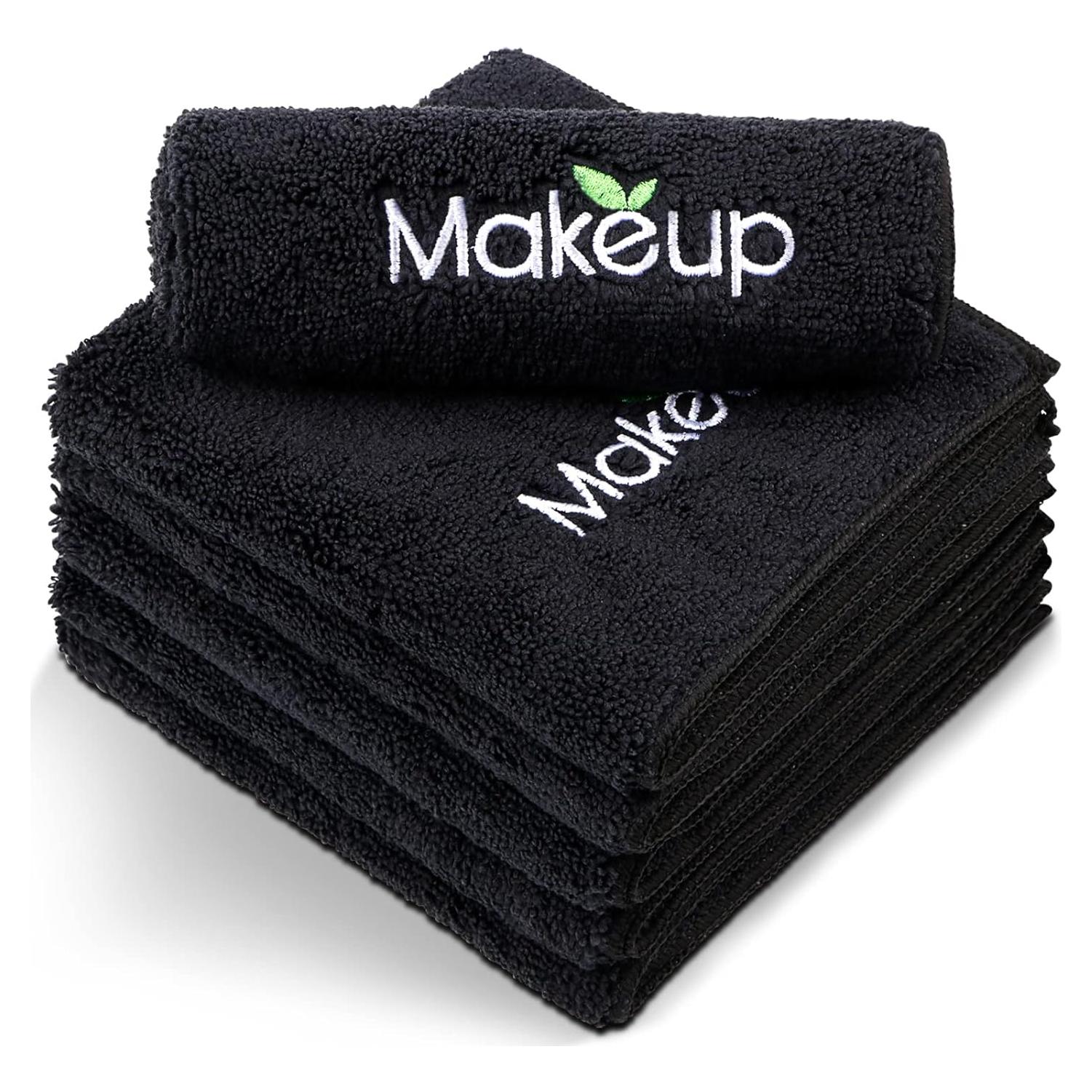 Toallas de Microfibra Orighty - 6 Unidades 33x33 cm Negras