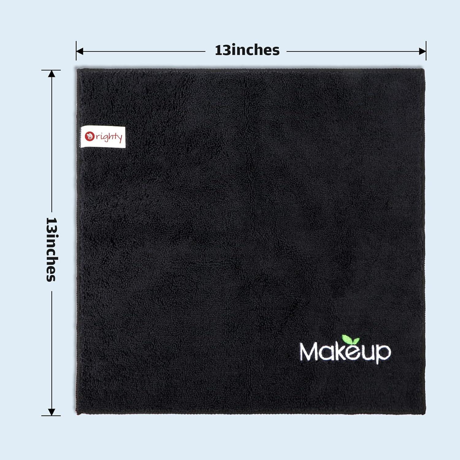 Toallas de Microfibra Orighty - 6 Unidades 33x33 cm Negras