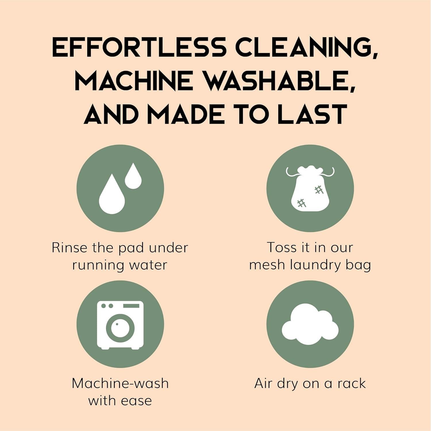 Almohadillas Reutilizables para Desmaquillar Greenzla 20 Unidades