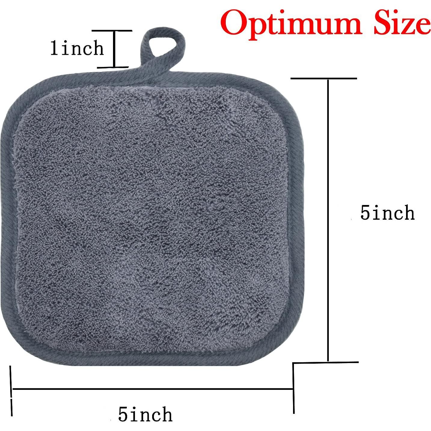 Toallitas Desmaquillantes Reutilizables BloomSesame 12 Pack Gris