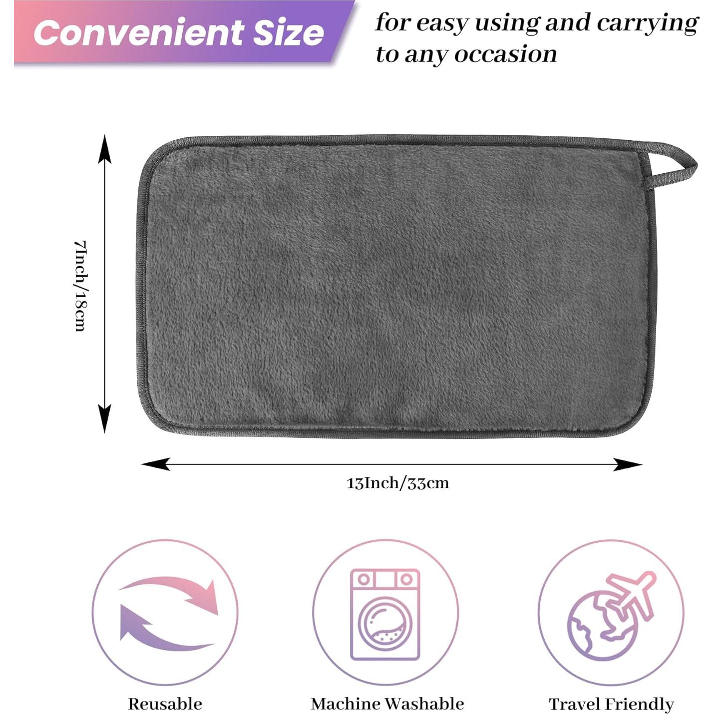 Paquete de 8 Toallas Desmaquillantes HealAge Microfibra 33x18cm