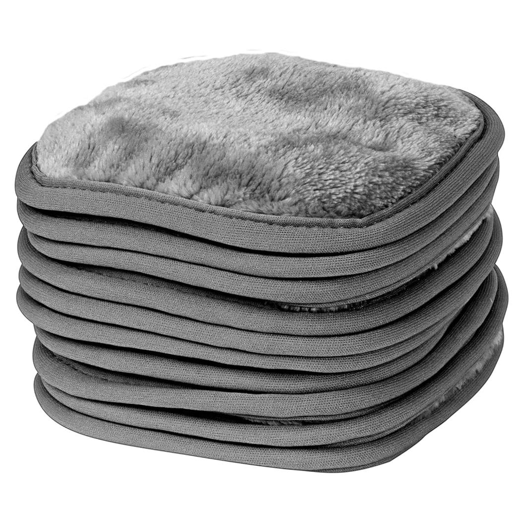 Toallas Desmaquillantes Reutilizables Eurow - Microfibra Suave 10 Pzas