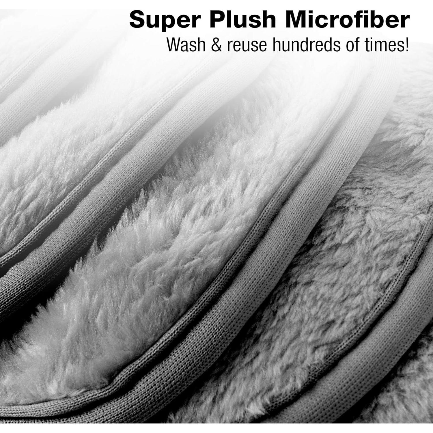 Toallas Desmaquillantes Reutilizables Eurow - Microfibra Suave 10 Pzas