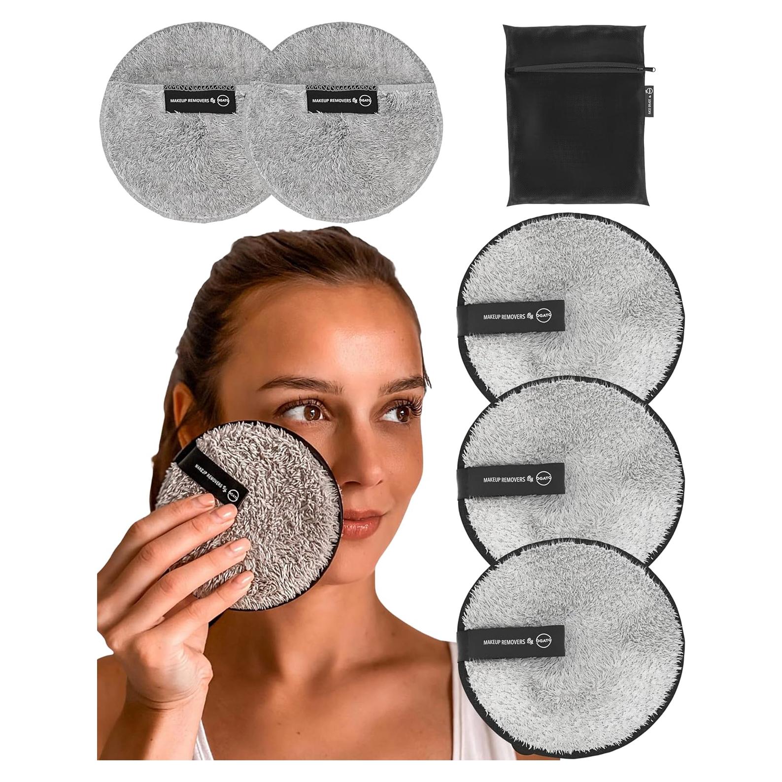 Almohadillas Reutilizables para Desmaquillar Ogato - 6 Piezas
