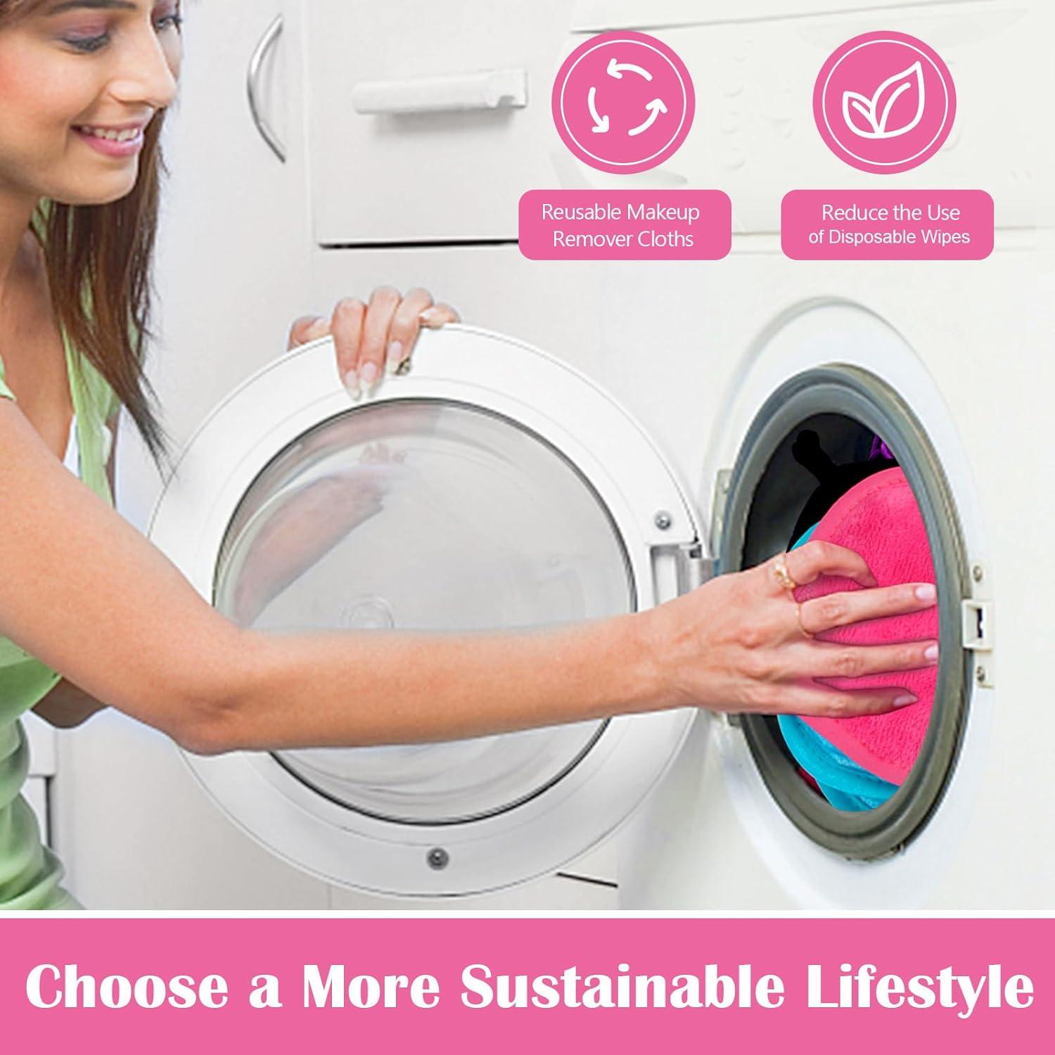 Toallitas Desmaquillantes Reutilizables Orighty 24 Piezas 12.7 cm