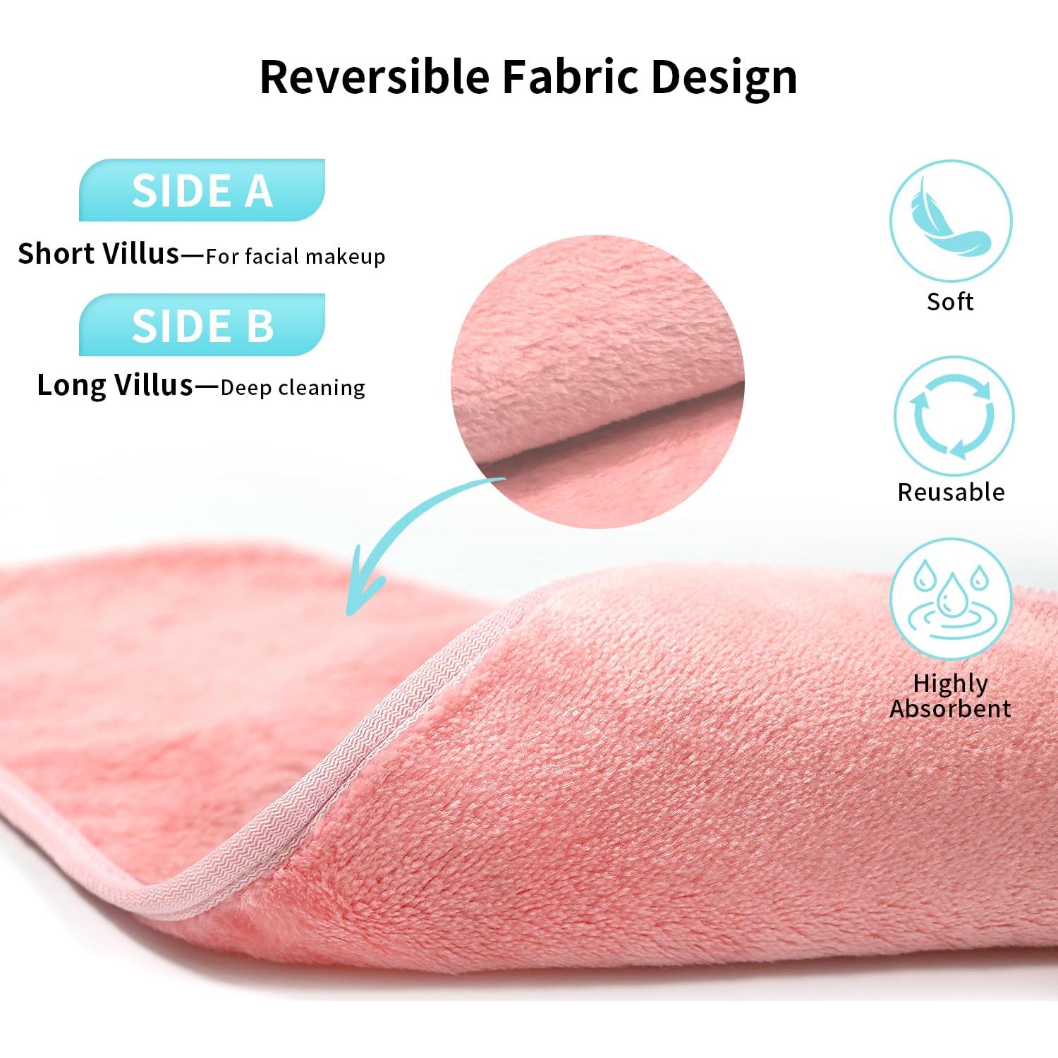 Juego de 7 Toallas Desmaquillantes Reutilizables Mis Cosas Novedosas