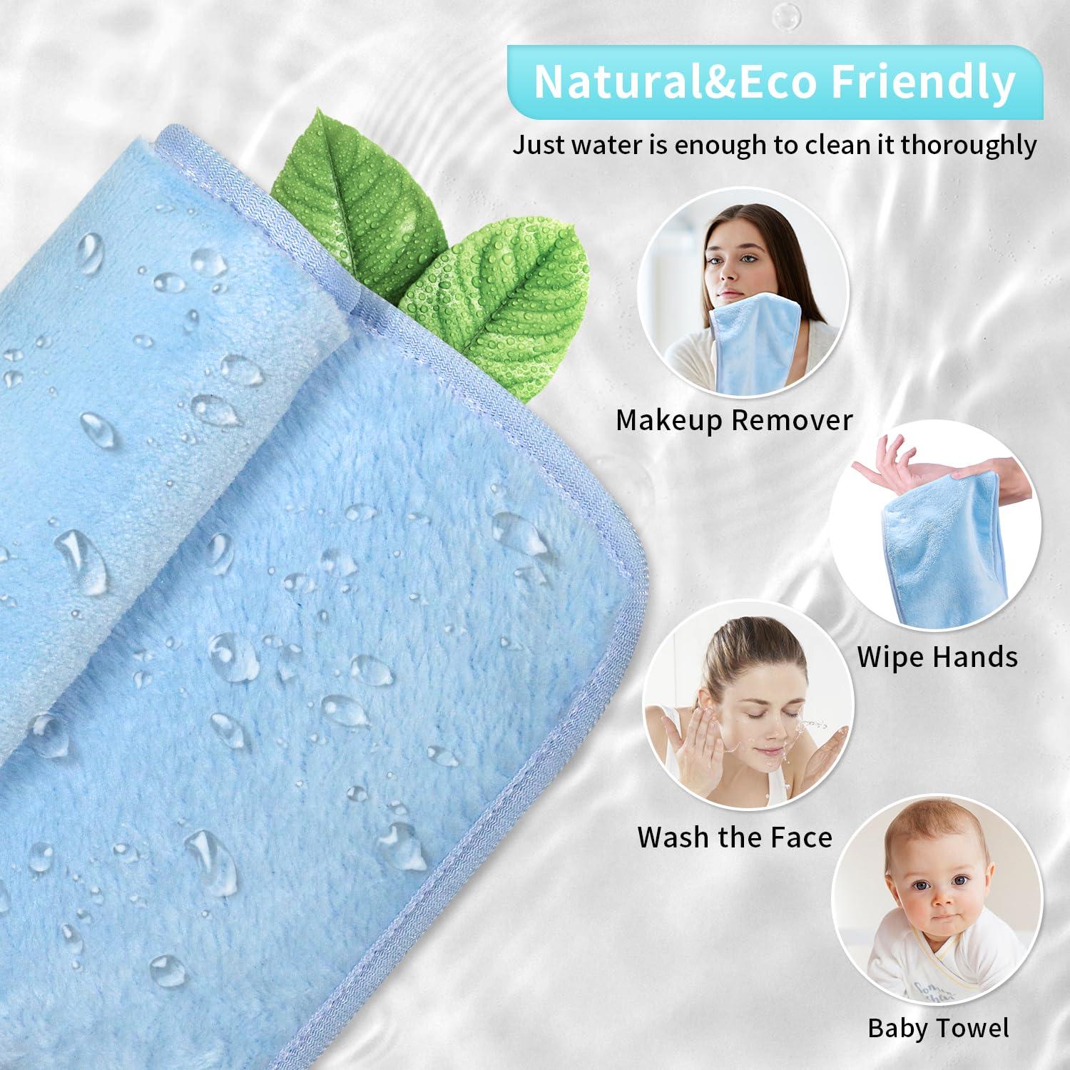 Juego de 7 Toallas Desmaquillantes Reutilizables Mis Cosas Novedosas