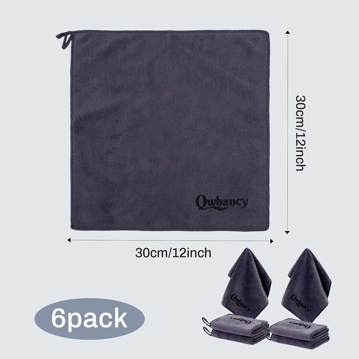 Paños de Maquillaje Reutilizables Qwhancy 30x30 cm 6 Piezas