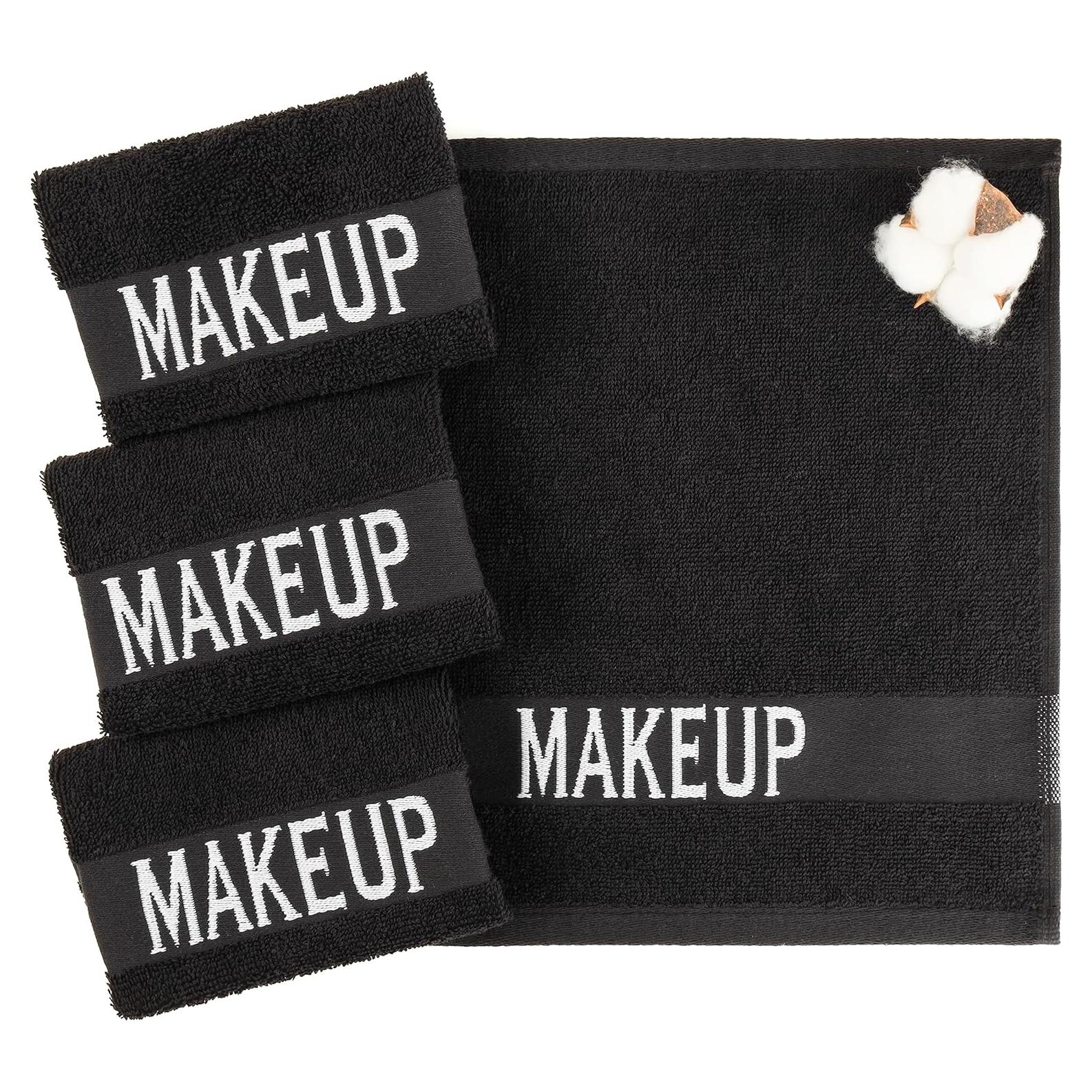 Toallas Desmaquillantes Lino Suave Americano 100% Algodón 4 Piezas 30x30 cm