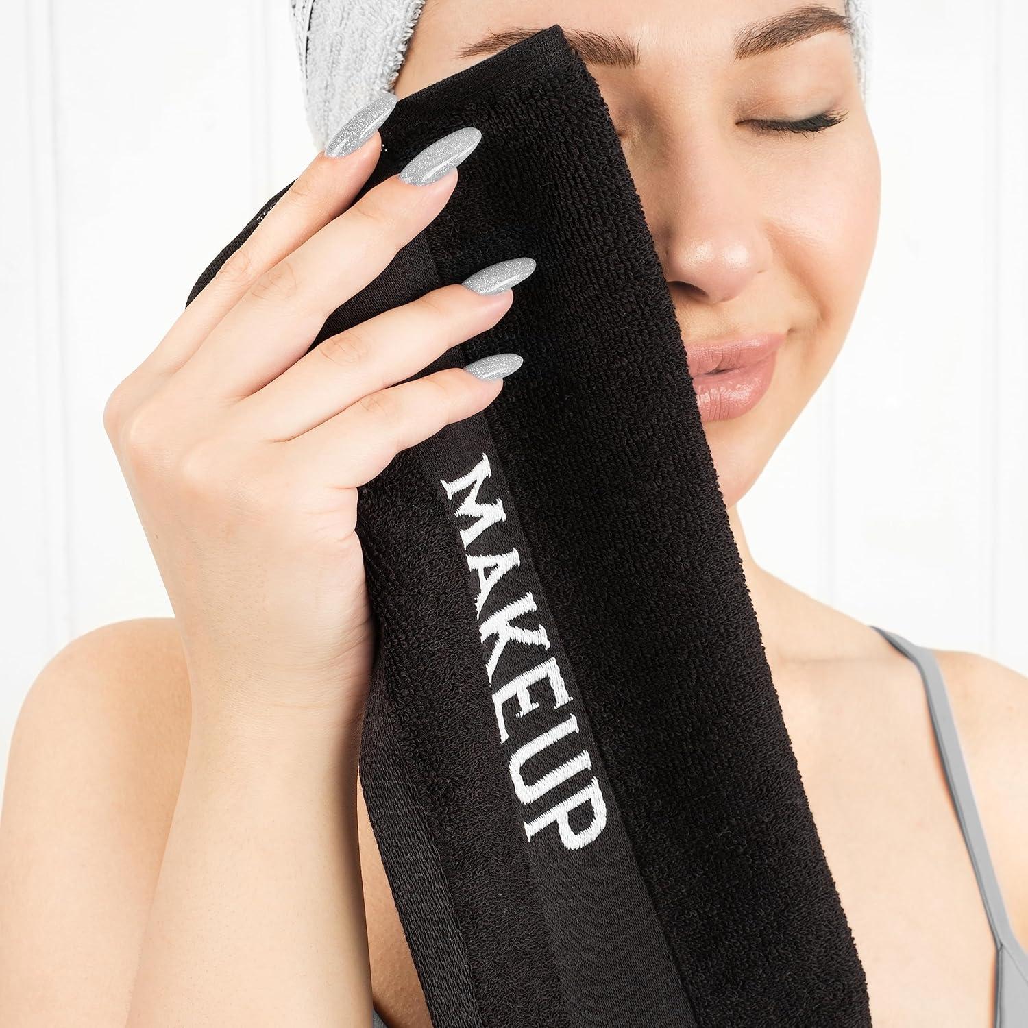 Toallas Desmaquillantes Lino Suave Americano 100% Algodón 4 Piezas 30x30 cm