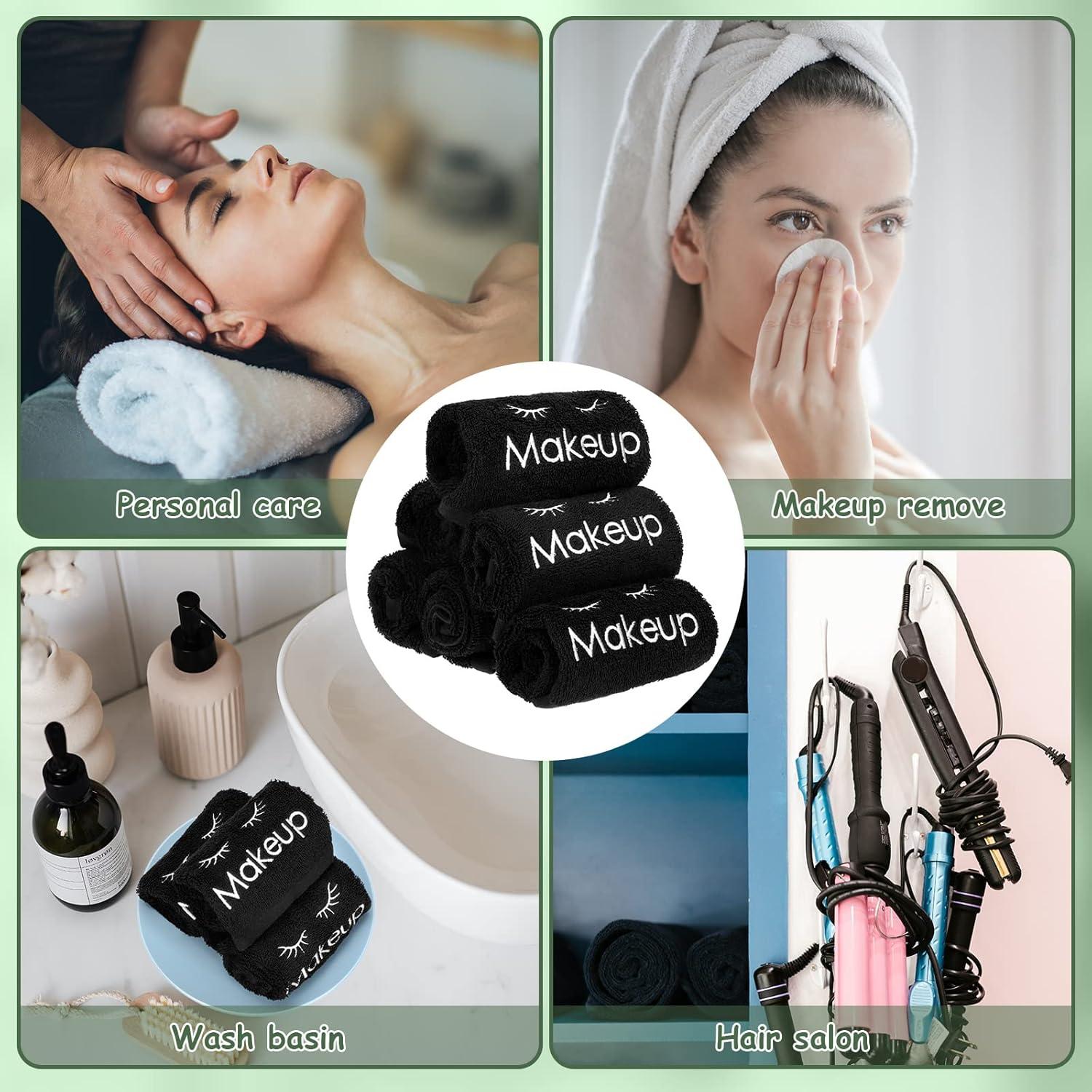 Toallas de Maquillaje Negras Reutilizables Shimeyao 33x33 cm