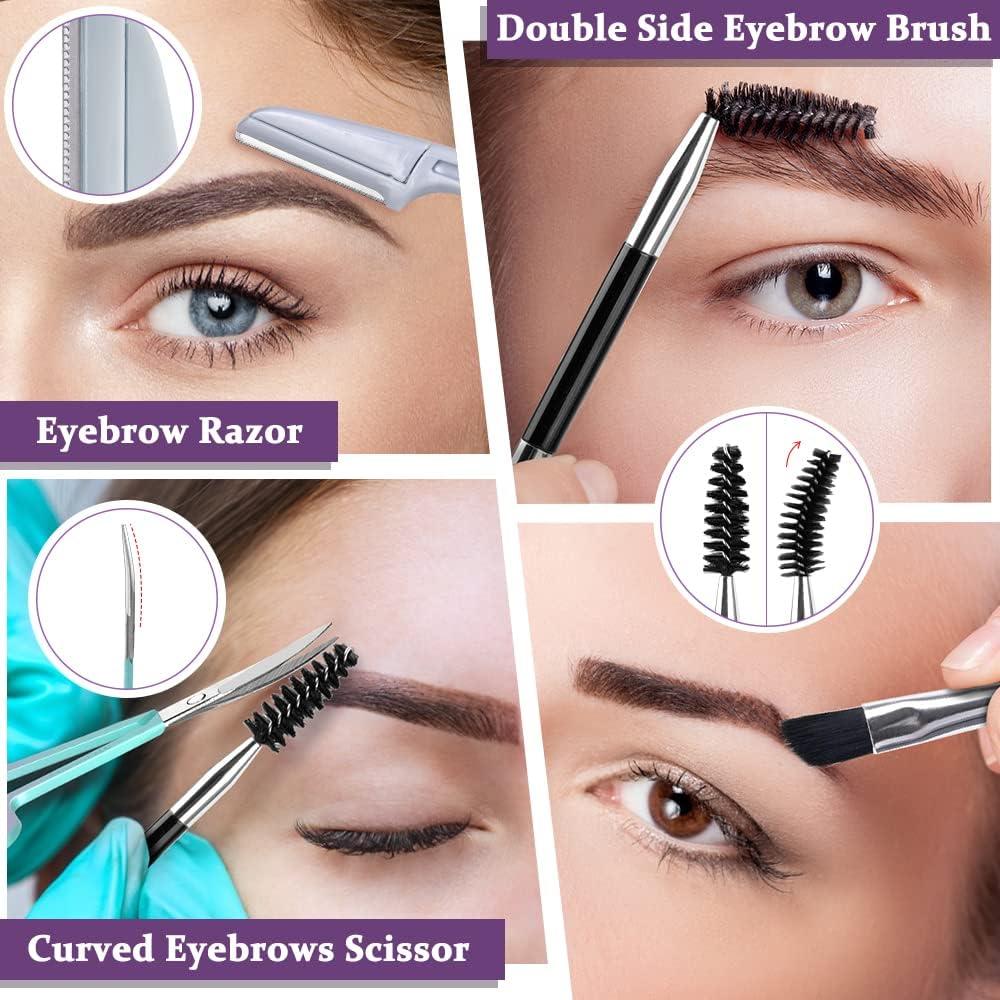 Juego de Pinzas TsMADDTs 7 Piezas para Cejas y Vello Facial