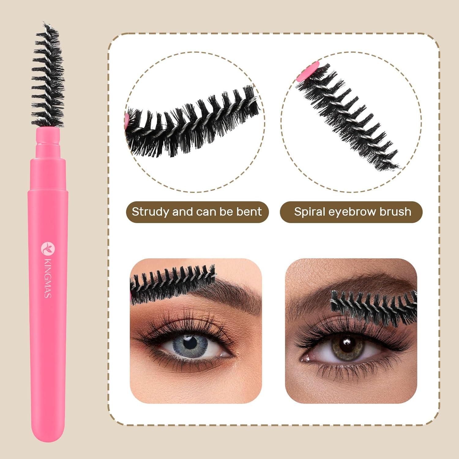 Set de 10 Pinzas de Precisión KINGMAS para Cejas y Vello Facial