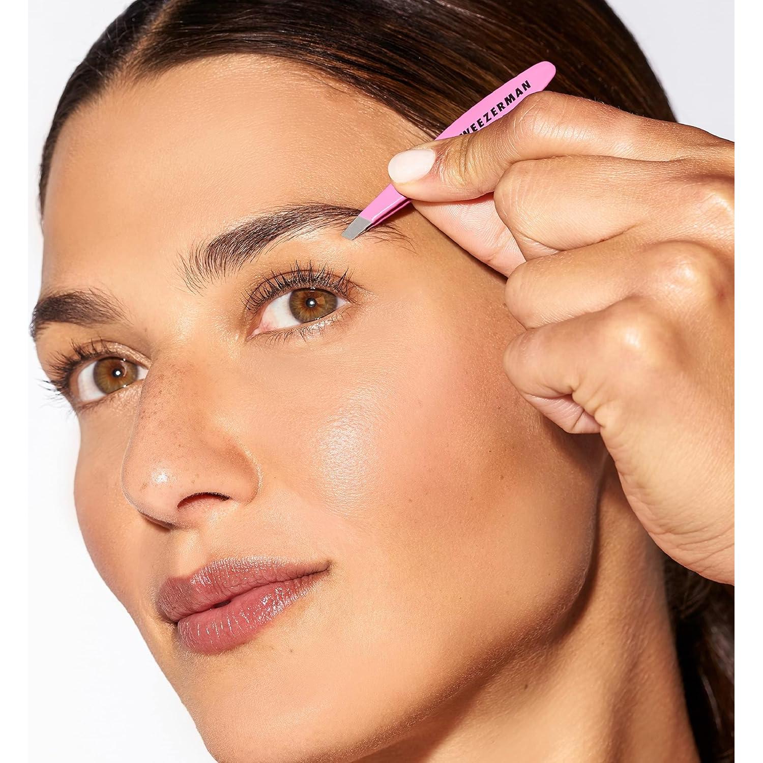 Pinzas Tweezerman Mini Punta Inclinada y Recta - Juego de 2