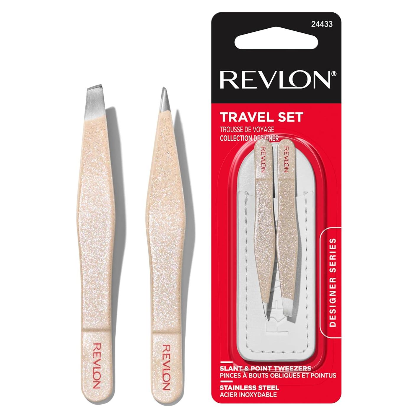 Juego de Mini Pinzas Revlon para Depilación - 2 Puntas