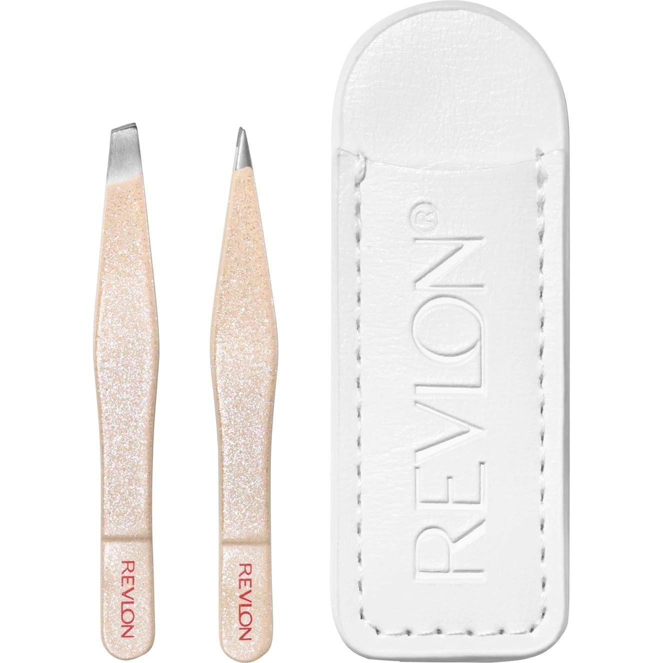 Juego de Mini Pinzas Revlon para Depilación - 2 Puntas