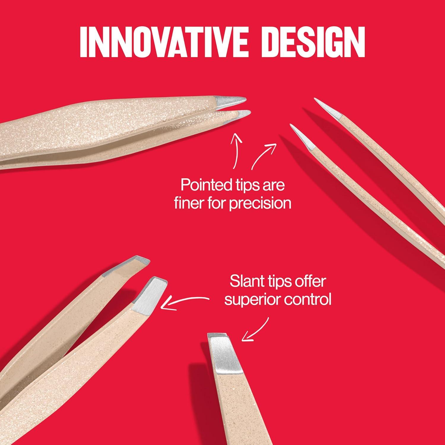 Juego de Mini Pinzas Revlon para Depilación - 2 Puntas